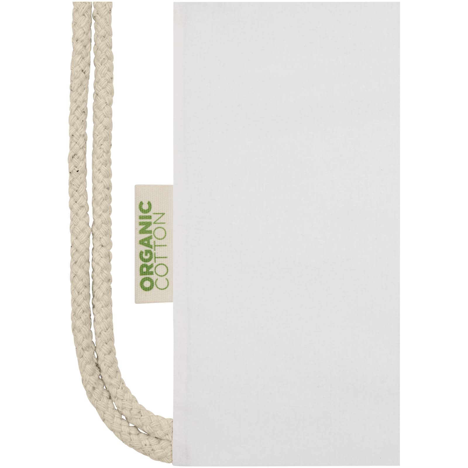 Sac à dos avec cordon en coton organique Orissa 140 g/m² 5L