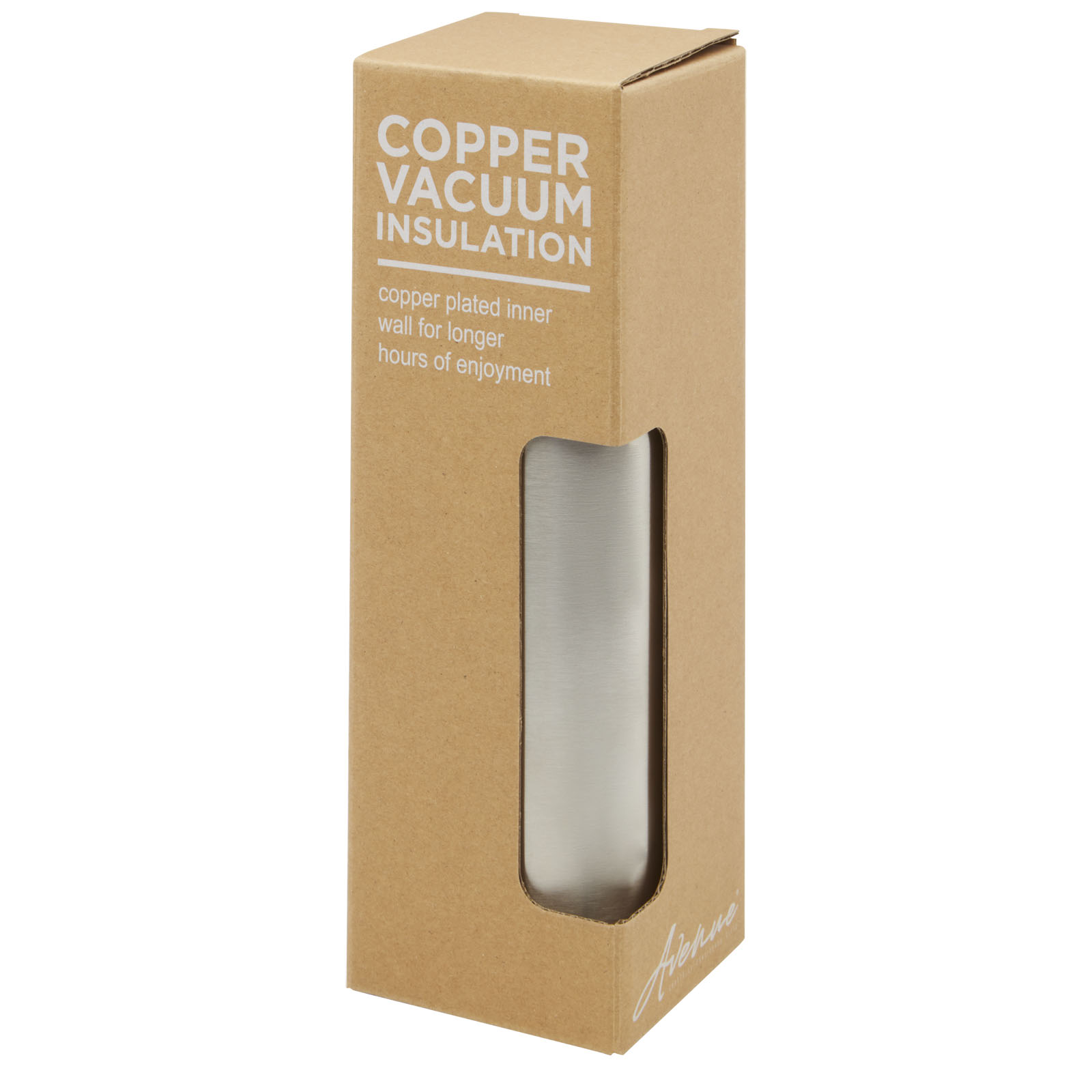 Bouteille Ljungan de 500 ml en acier inoxydable avec isolation par le vide et couche de cuivre