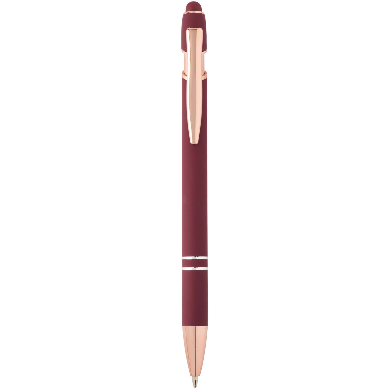 Stylo bille Nanna avec finition or rose (encre bleue)