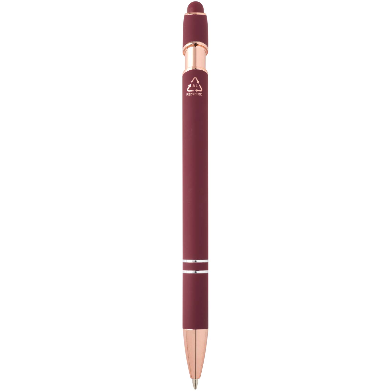 Stylo bille Nanna avec finition or rose (encre bleue)