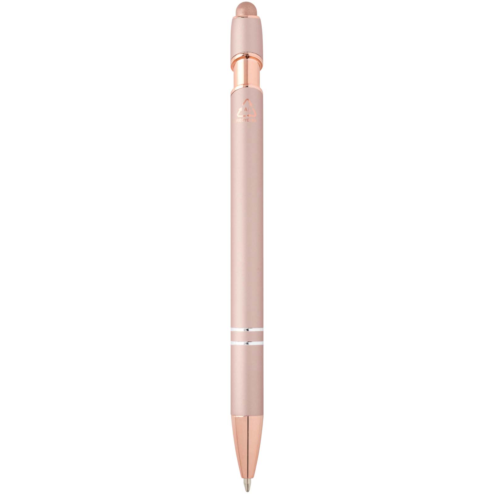 Stylo bille Nanna avec finition or rose (encre bleue)