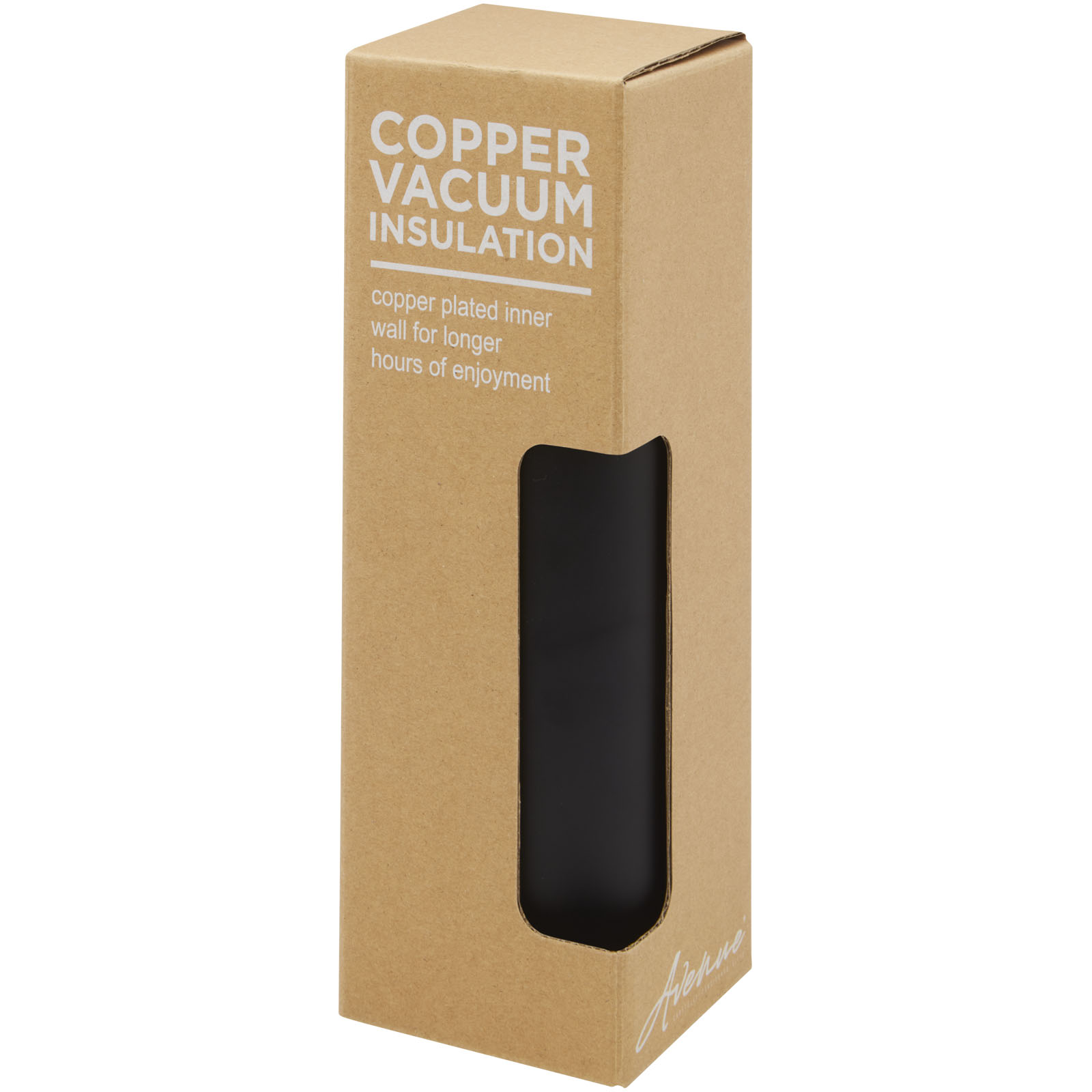 Bouteille Ljungan de 500 ml en acier inoxydable avec isolation par le vide et couche de cuivre