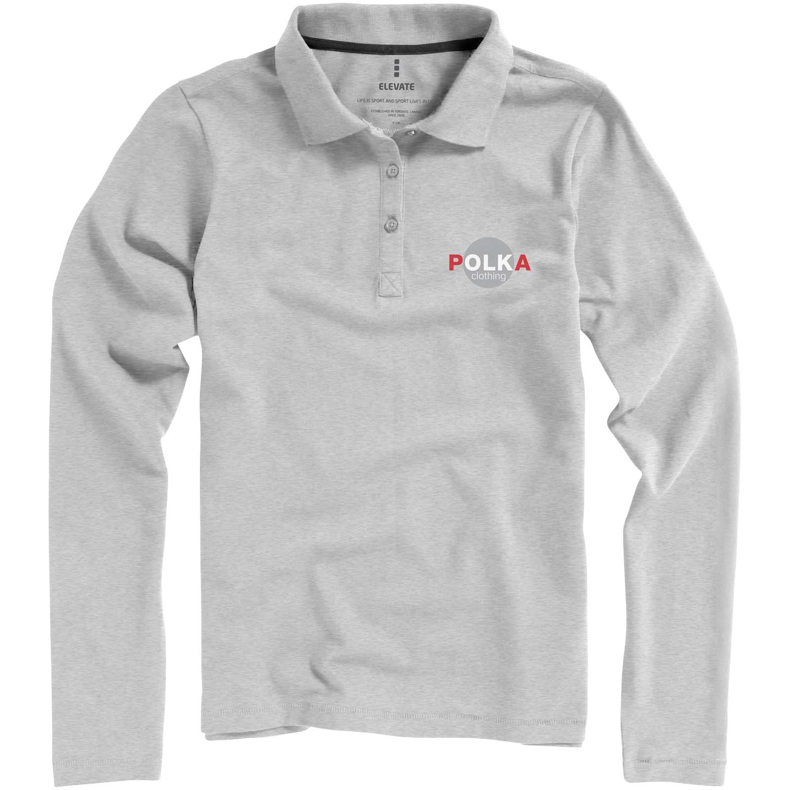 Elevate Polo manches longues femme de 180 g/m² Calgary