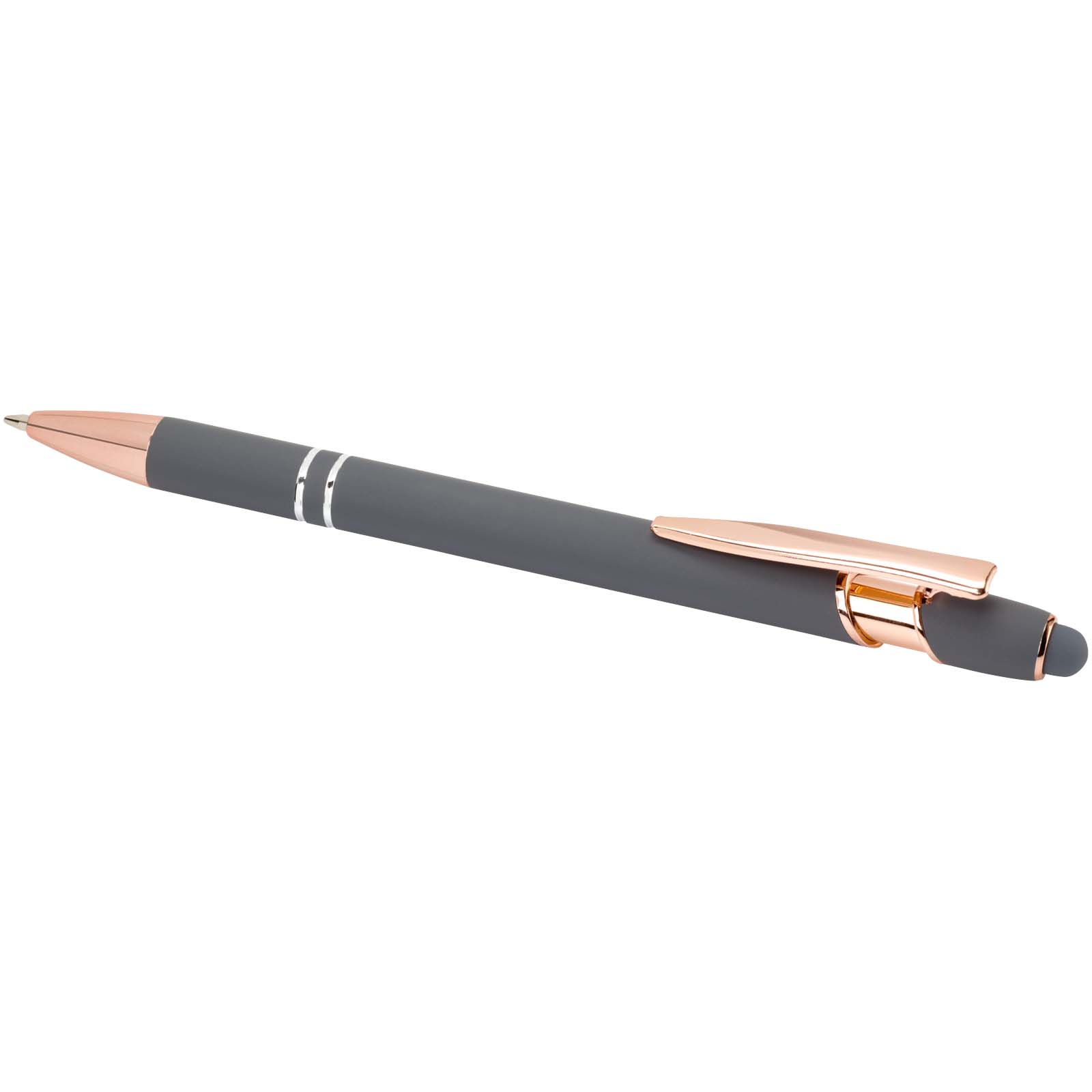 Stylo bille Nanna avec finition or rose (encre bleue)