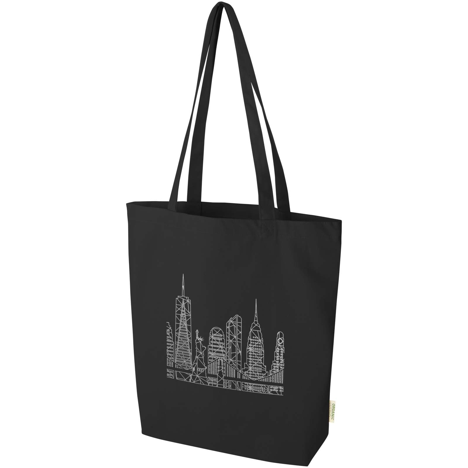 Sac shopping Odisha bio OCS à large fond 180 g/m2 de 11 L