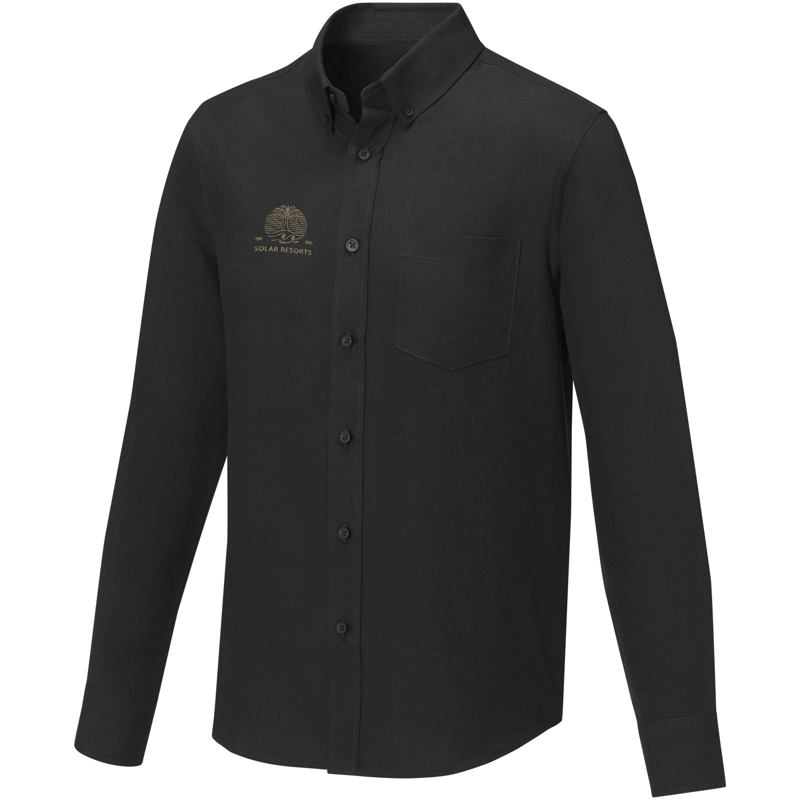 Elevate Chemise à manches longues de 130 g/m² Pollux pour homme