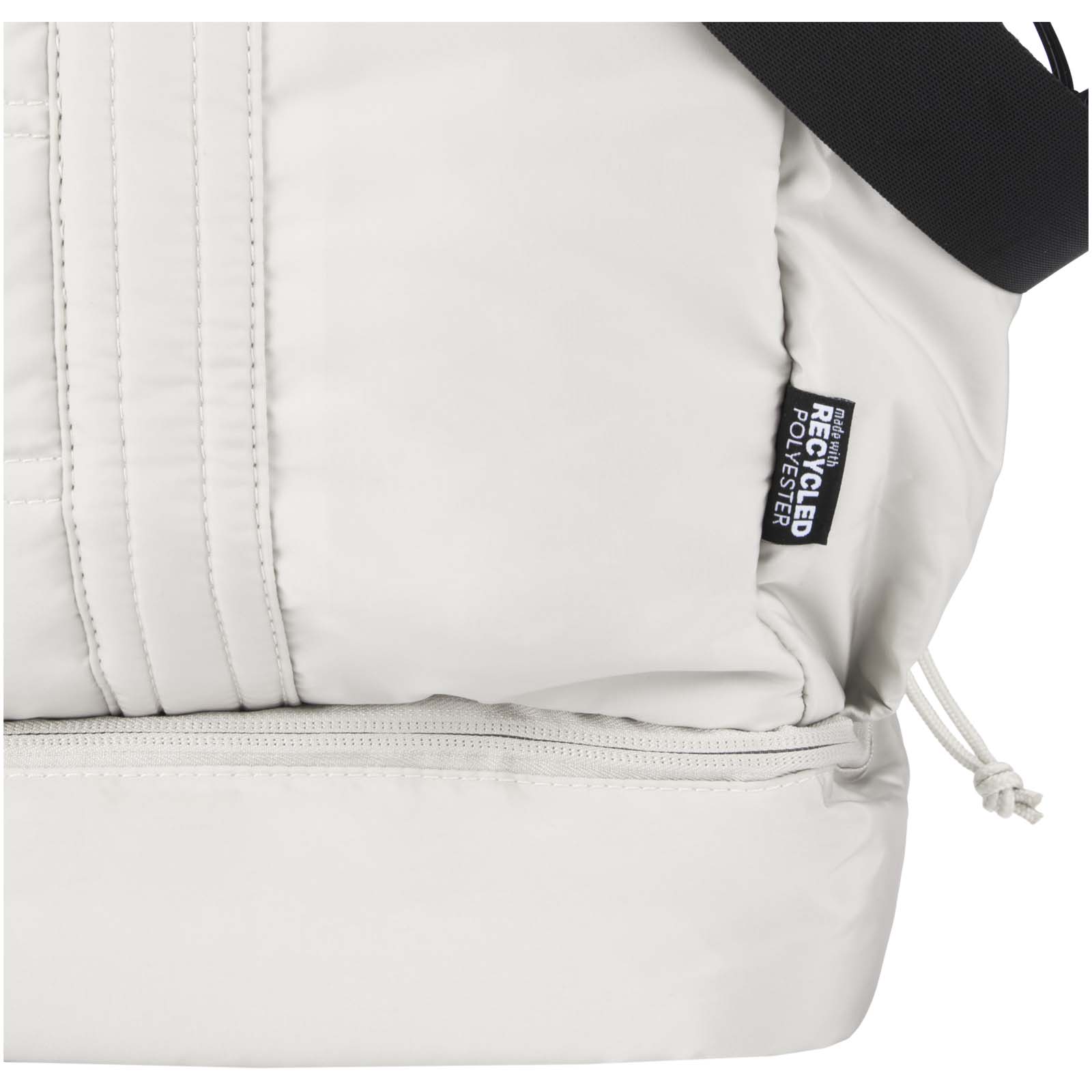 Sac de voyage Puffer recyclé certifié GRS avec fond isolé de 30 L