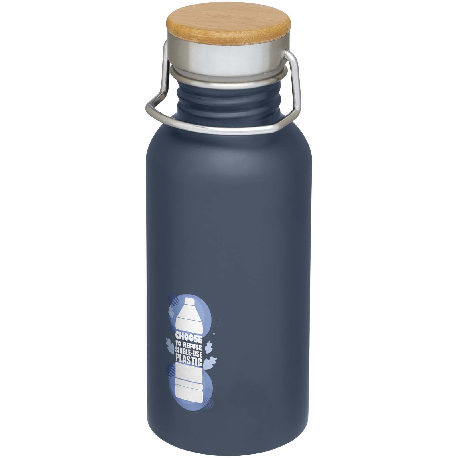 Bouteille de sport à simple paroi en acier inoxydable Thor 550 ml