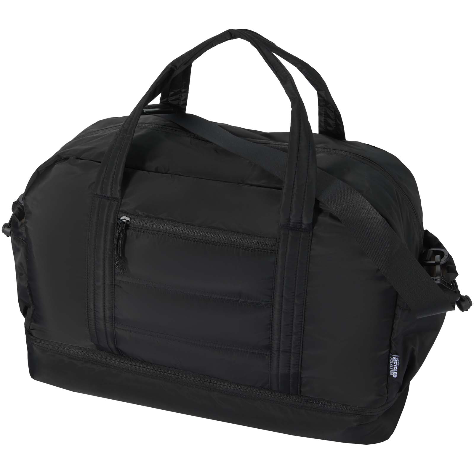 Sac de voyage Puffer recyclé certifié GRS avec fond isolé de 30 L