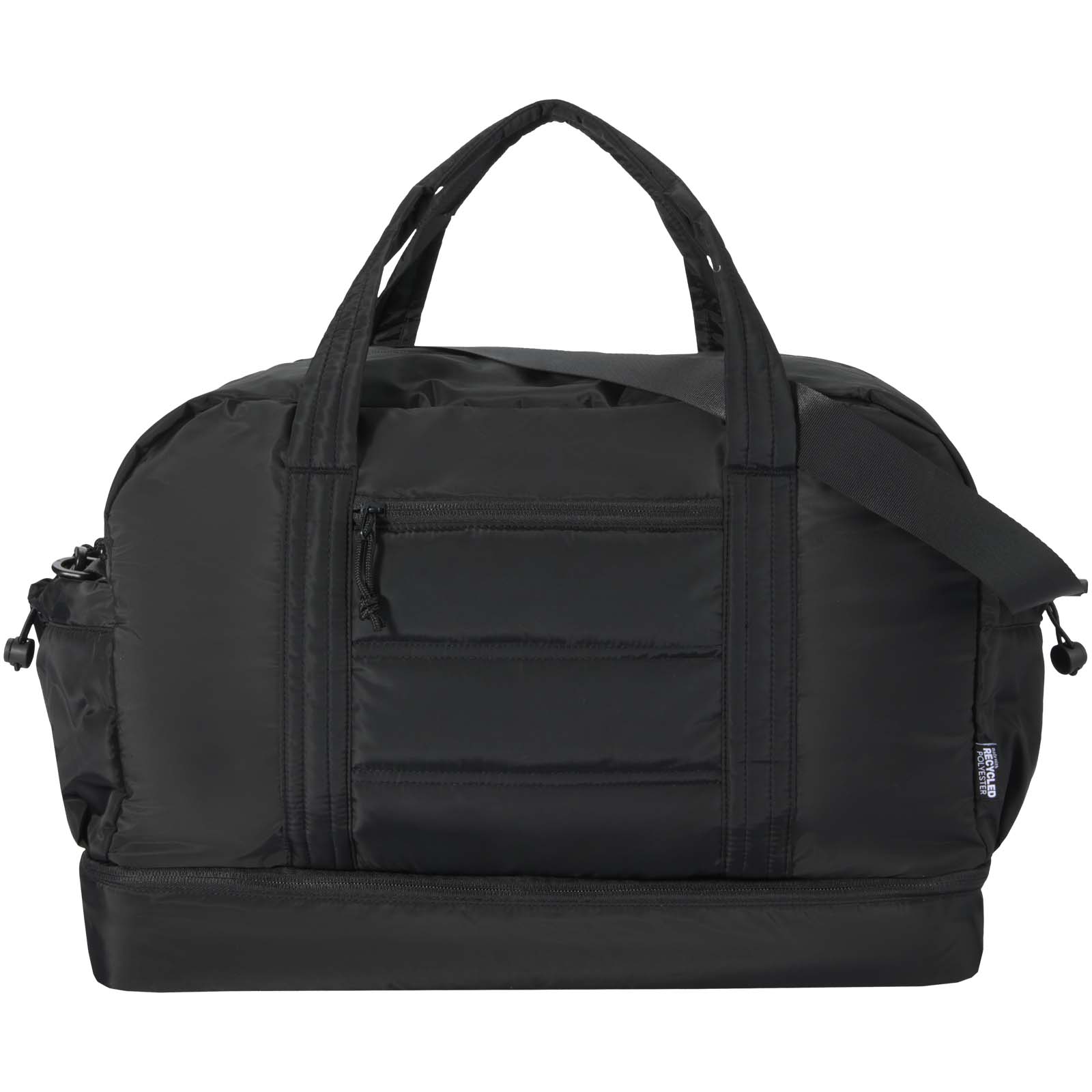 Sac de voyage Puffer recyclé certifié GRS avec fond isolé de 30 L