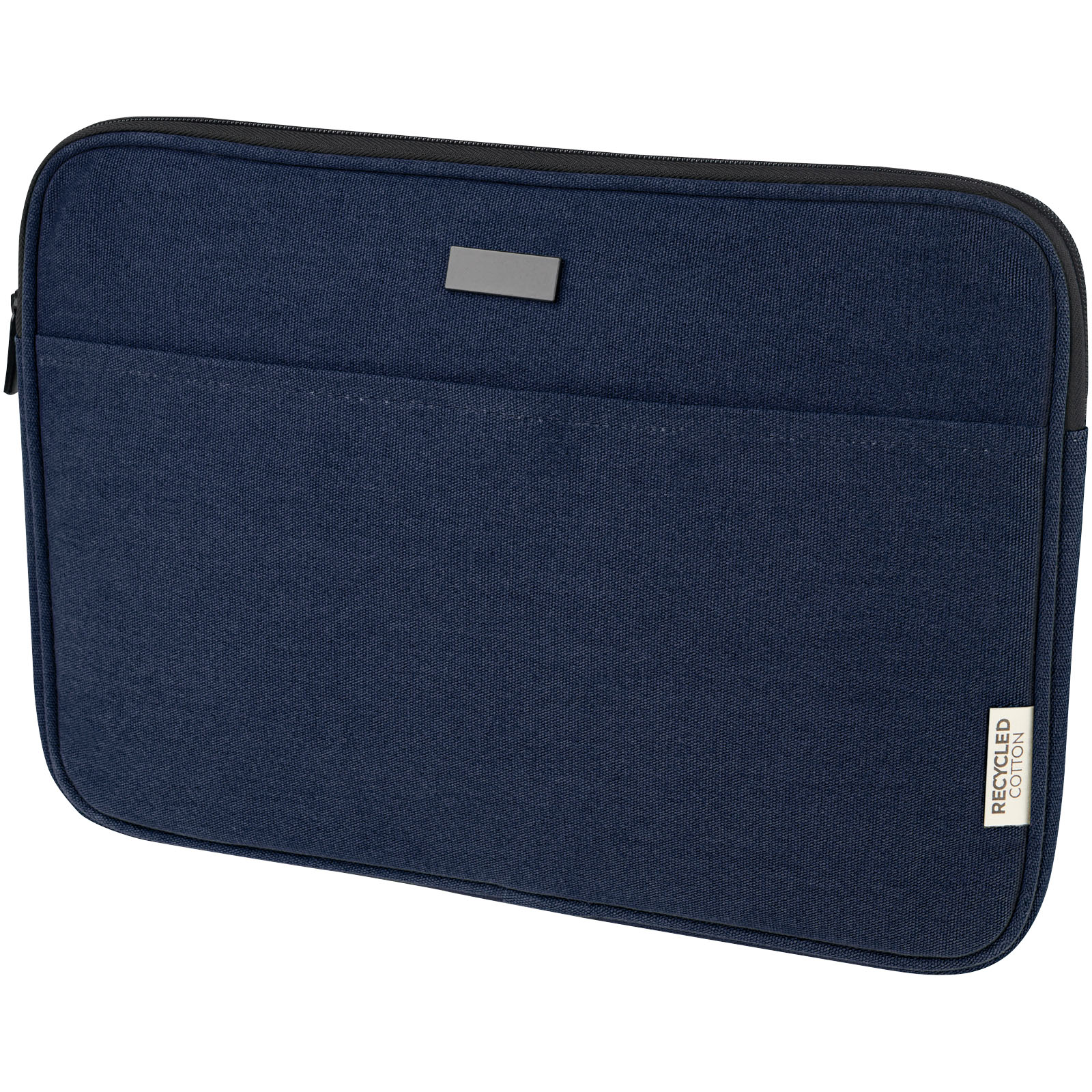 Housse pour ordinateur portable Joey de 2 L en toile recyclée GRS 14 pouces