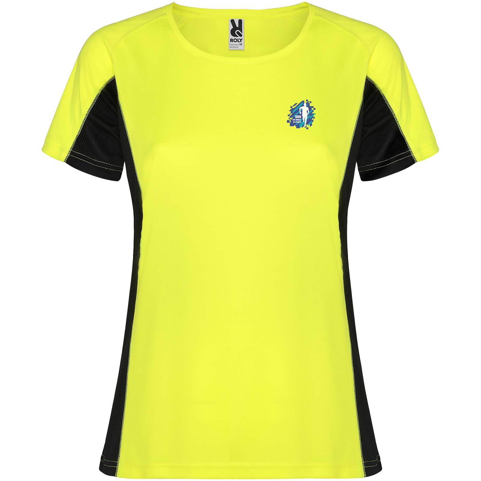 Roly T-shirt de sport de 140 g/m² Shanghai à manches courtes pour femme