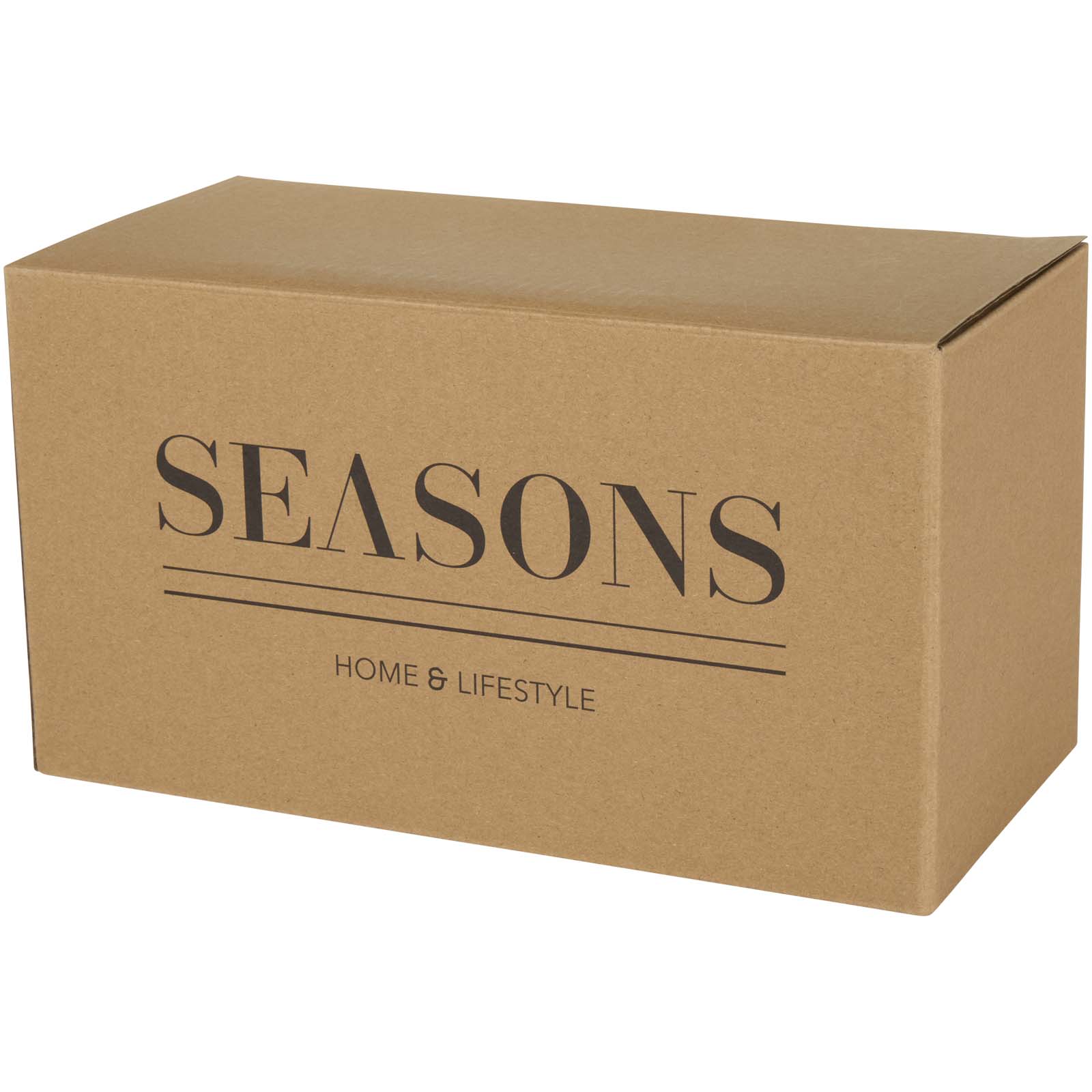 Seasons Plateau de service en bois et tasses en verre Male en finition mate