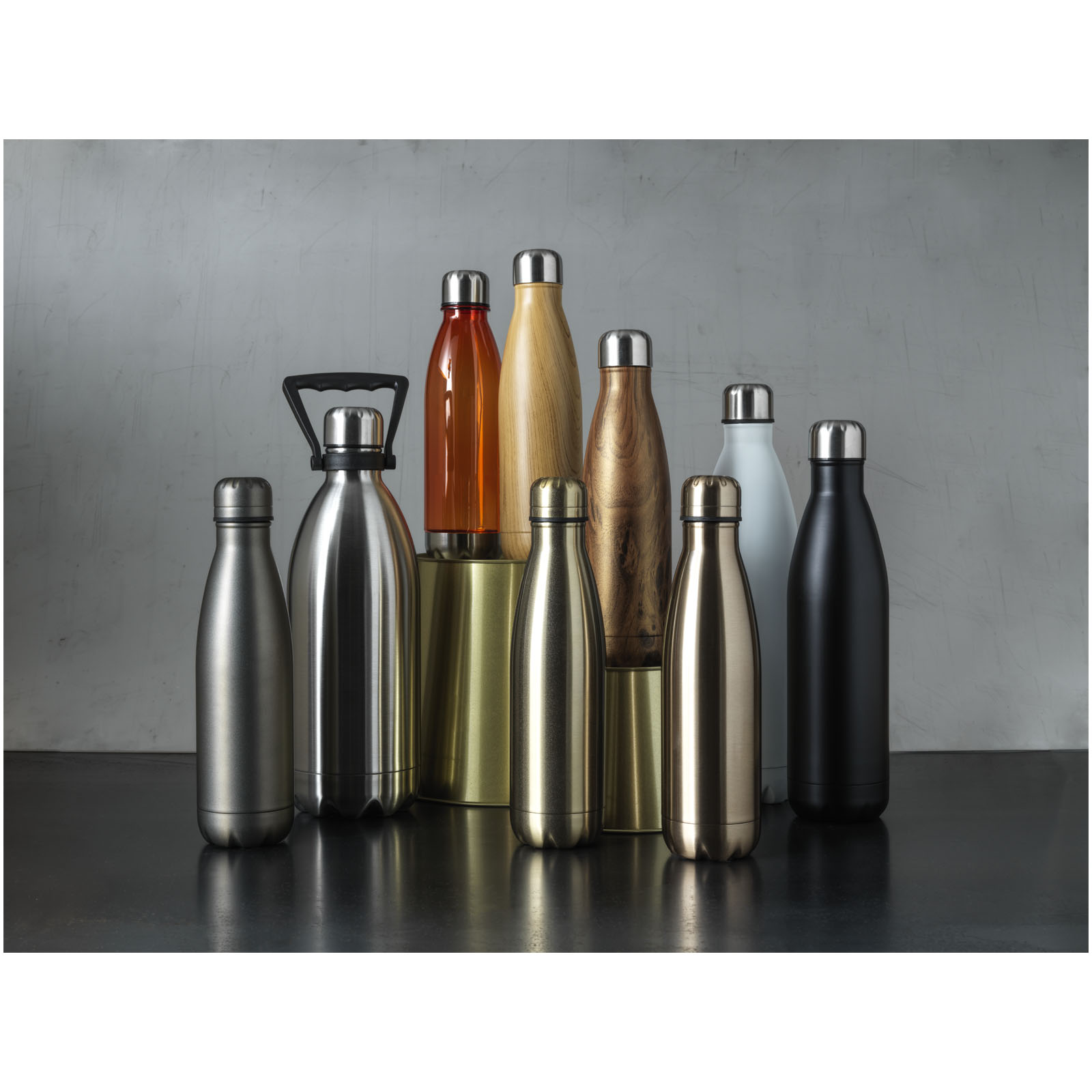 Bouteille isotherme Cove 1,6 l en acier inoxydable
