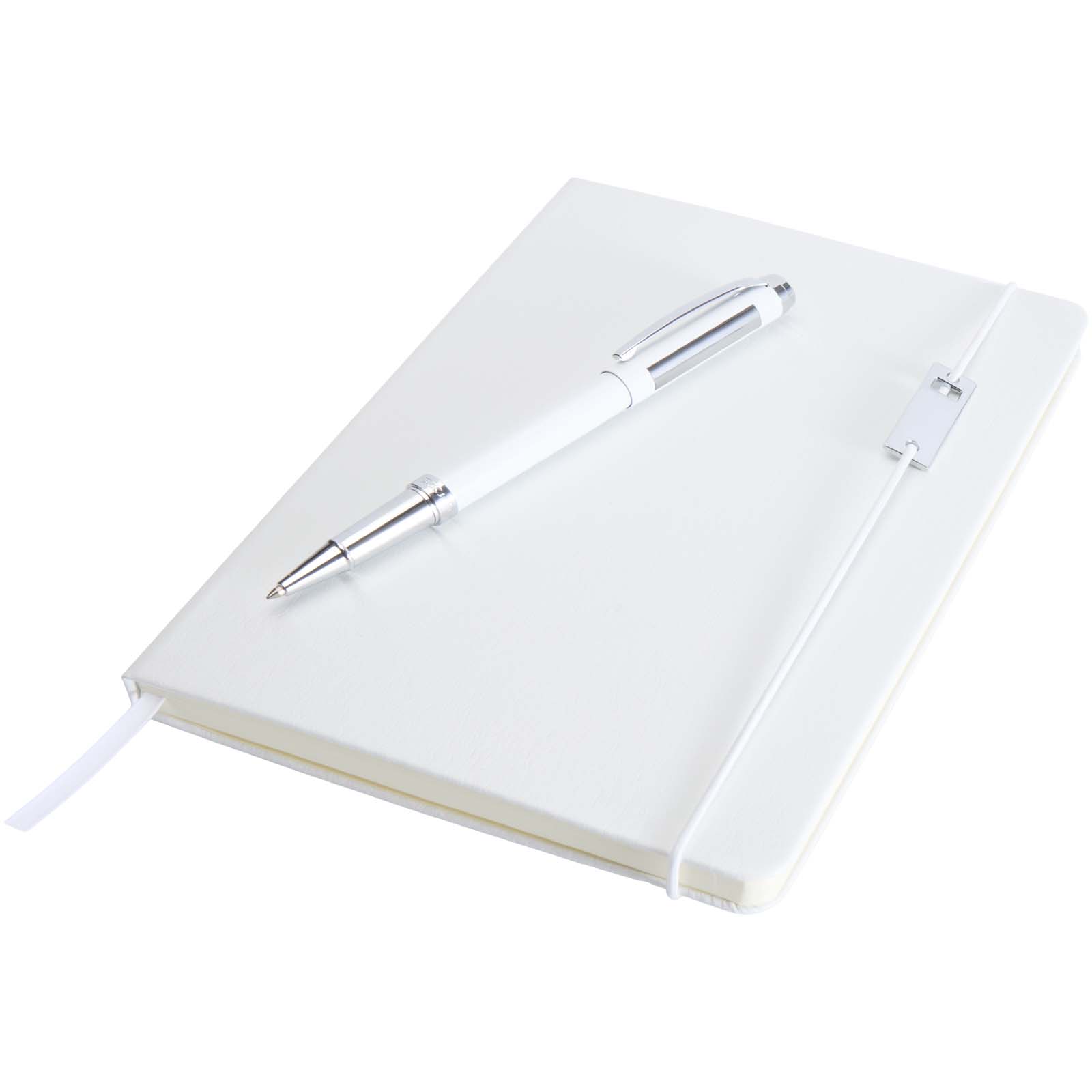 Luxe Ensemble carnet à couverture rigide A5 et stylo roller Legato Elegance