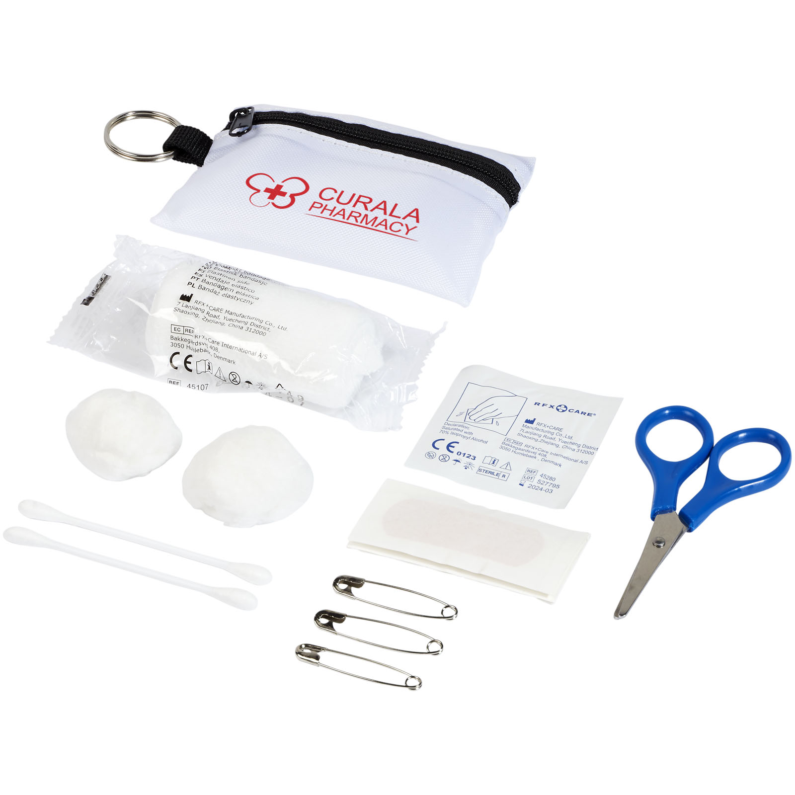 Pochette porte-clés 16 pièces pour premiers secours Valdemar