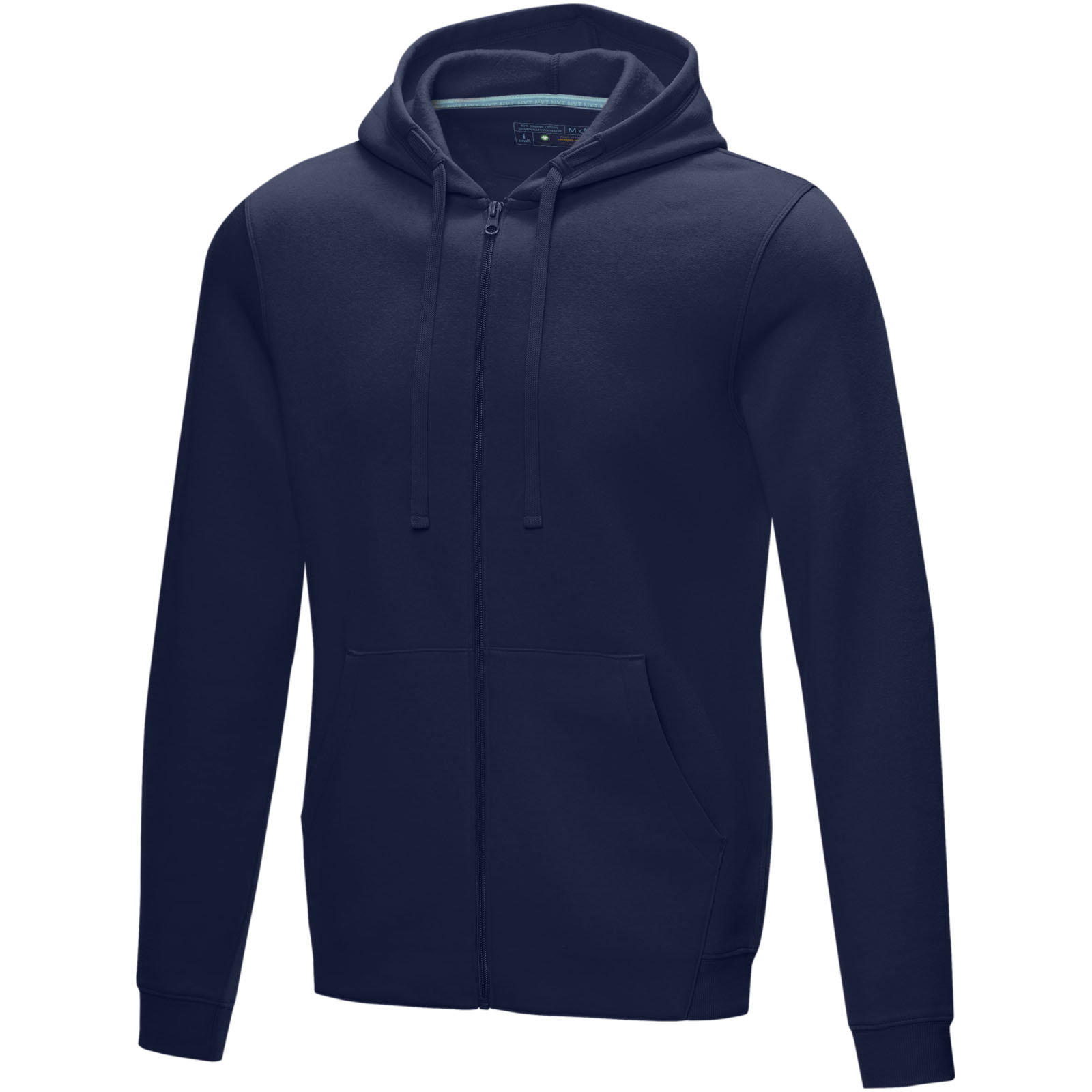 Elevate Sweat full zip à capuche Ruby bio homme