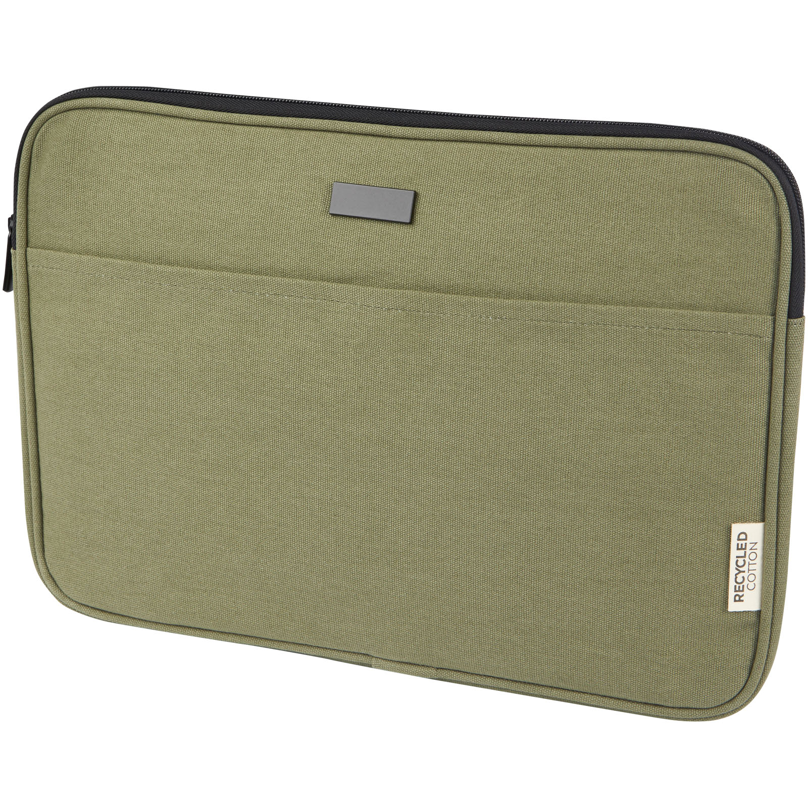 Housse pour ordinateur portable Joey de 2 L en toile recyclée GRS 14 pouces