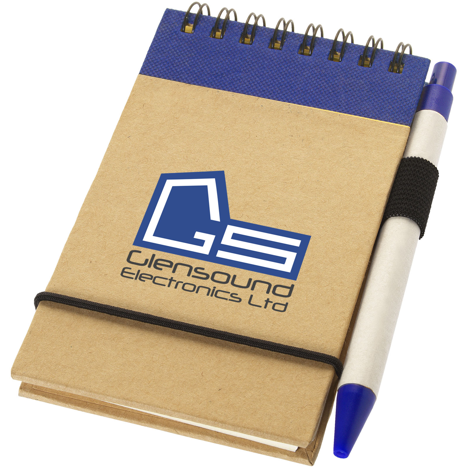 Bloc-notes recyclé format A7 avec stylo Zuse