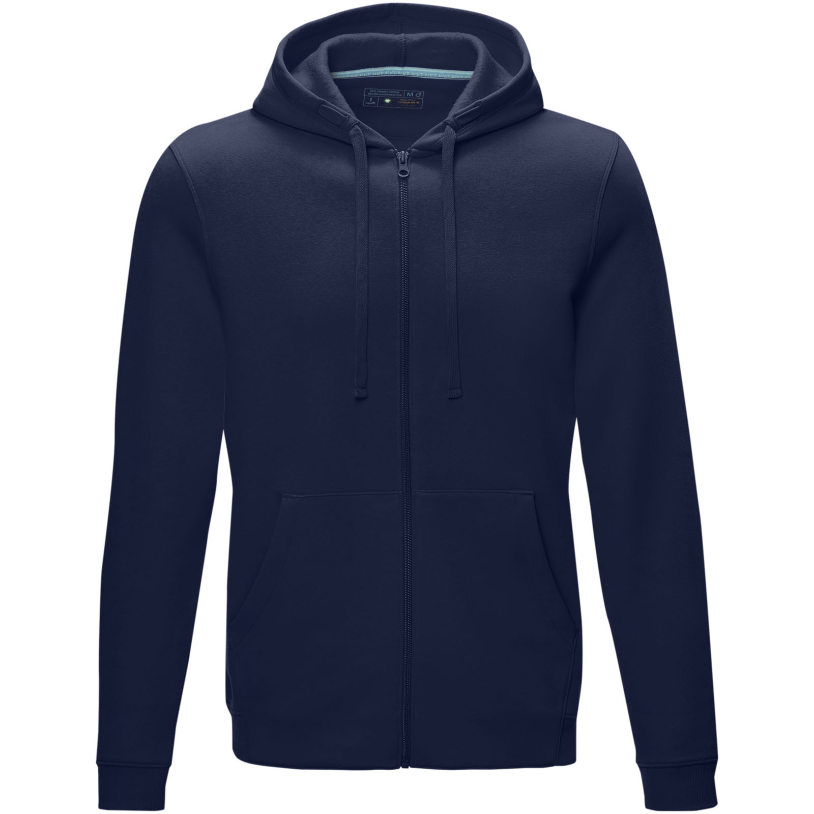 Elevate Sweat full zip à capuche Ruby bio homme