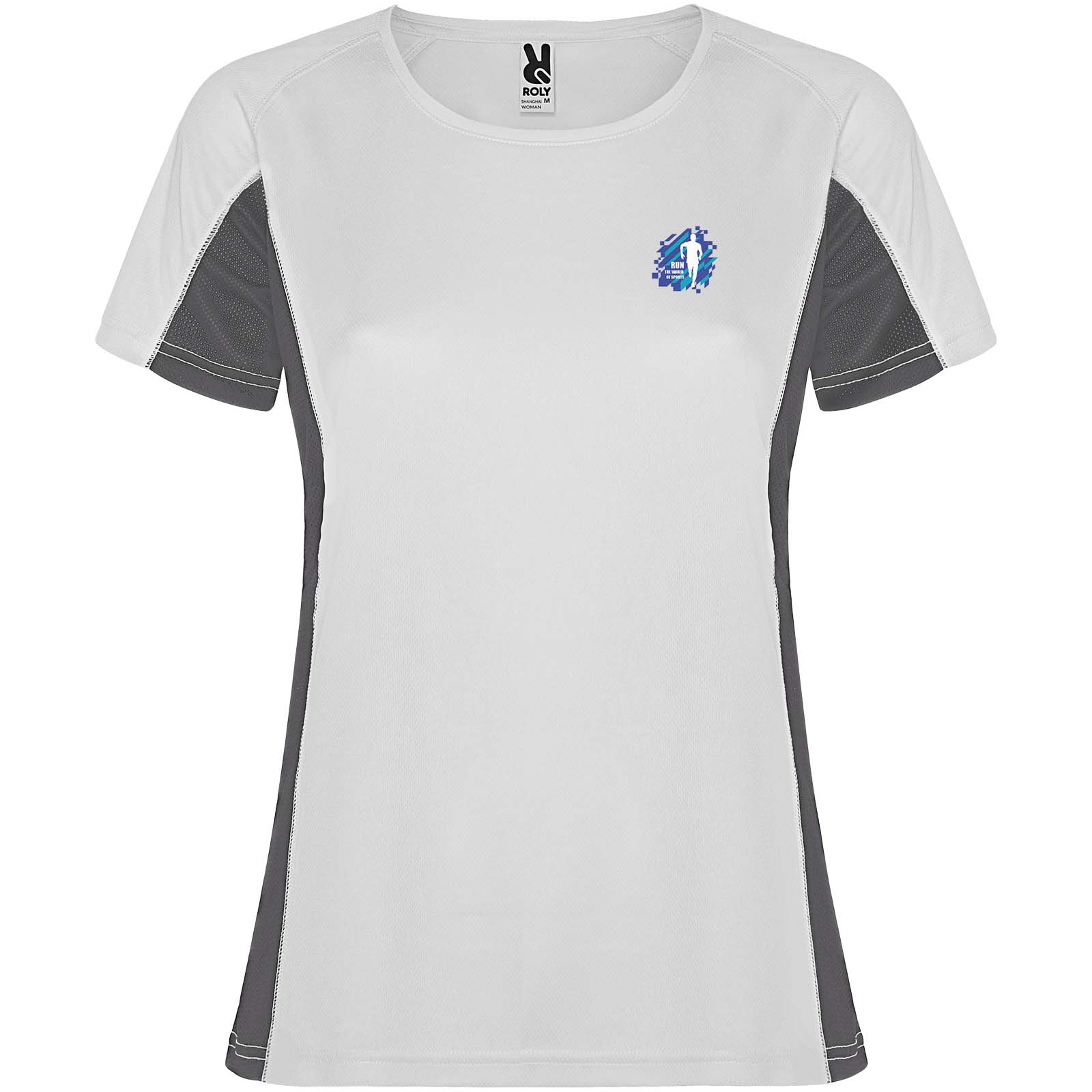 Roly T-shirt de sport de 140 g/m² Shanghai à manches courtes pour femme