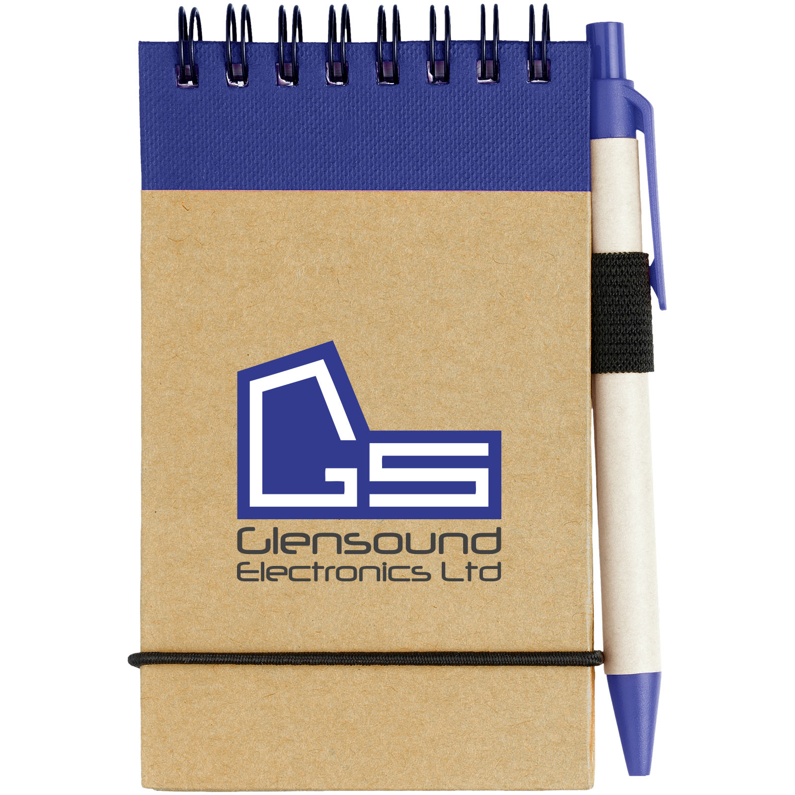 Bloc-notes recyclé format A7 avec stylo Zuse