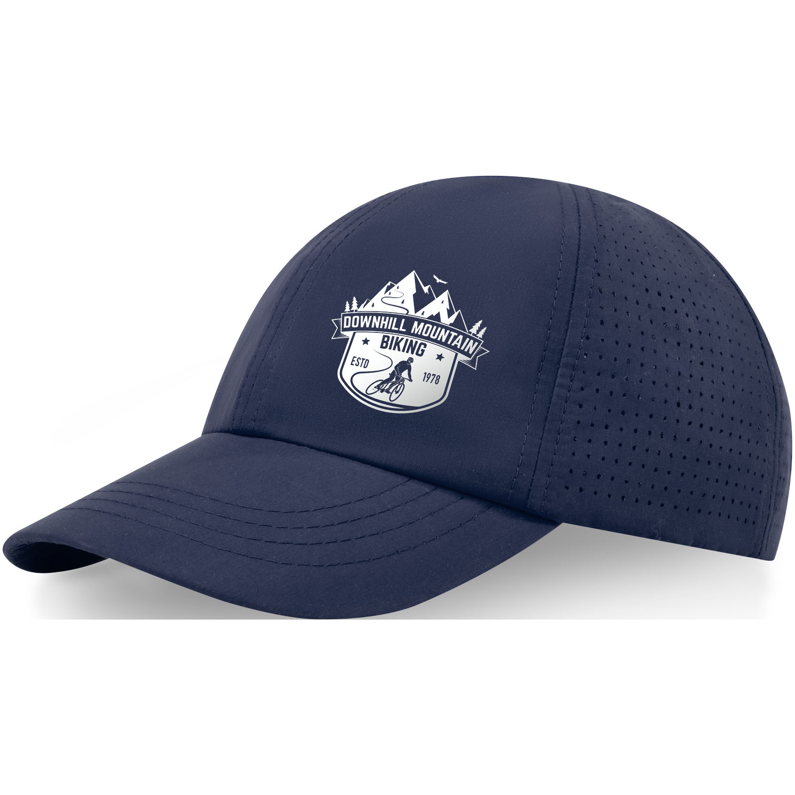 Elevate Casquette 6 panneaux de 110 g/m² Mica GRS recyclée ajustée