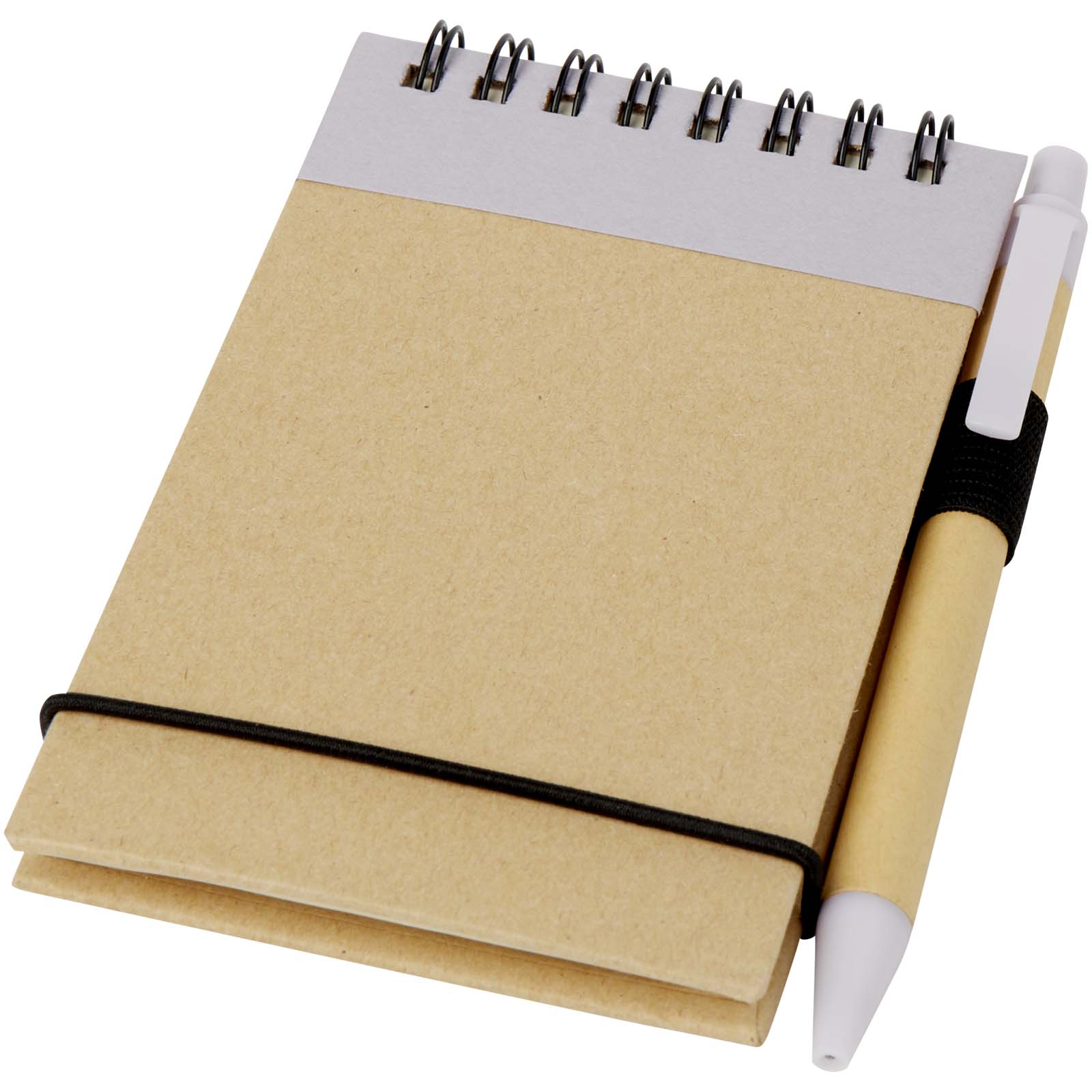 Bloc-notes recyclé format A7 avec stylo Zuse