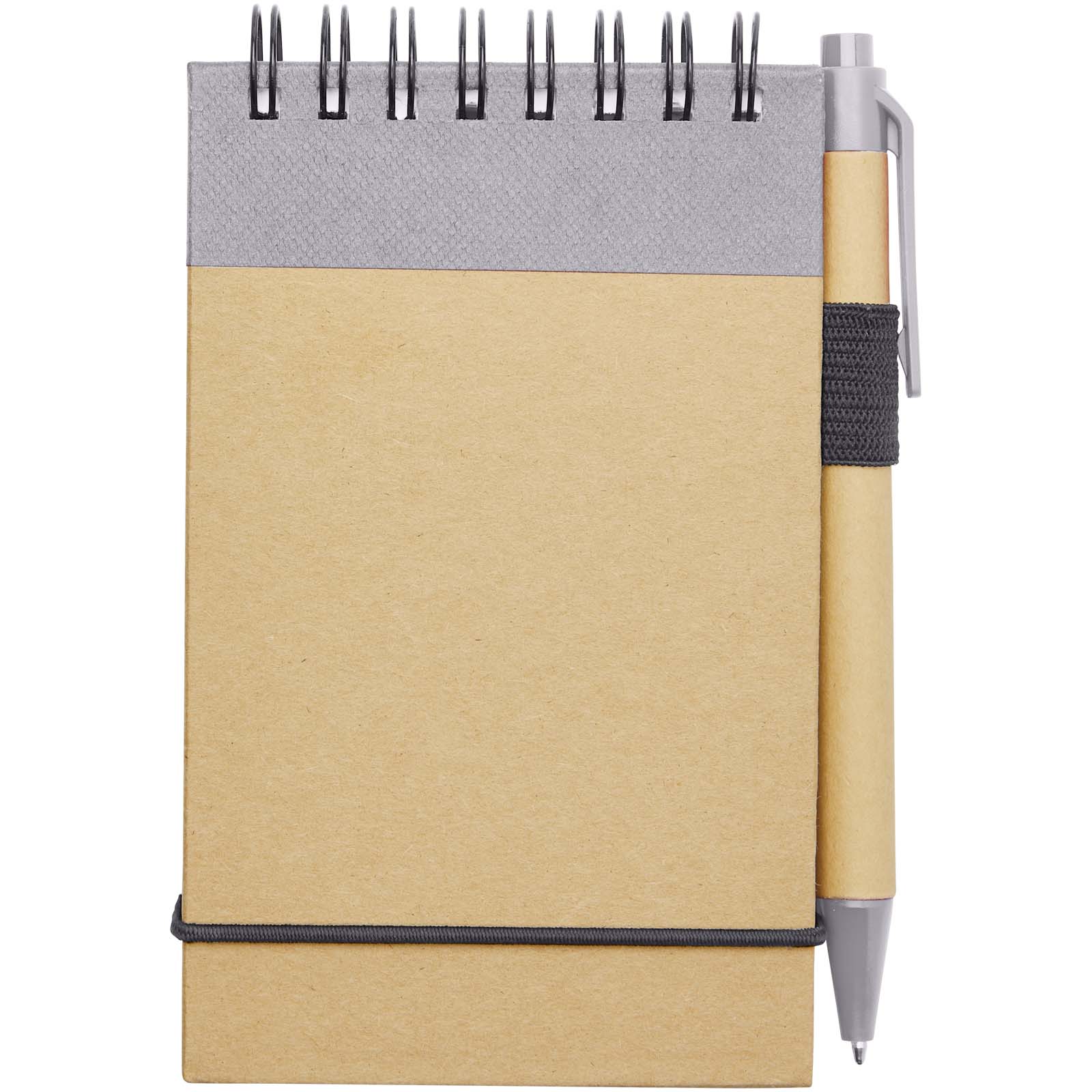 Bloc-notes recyclé format A7 avec stylo Zuse