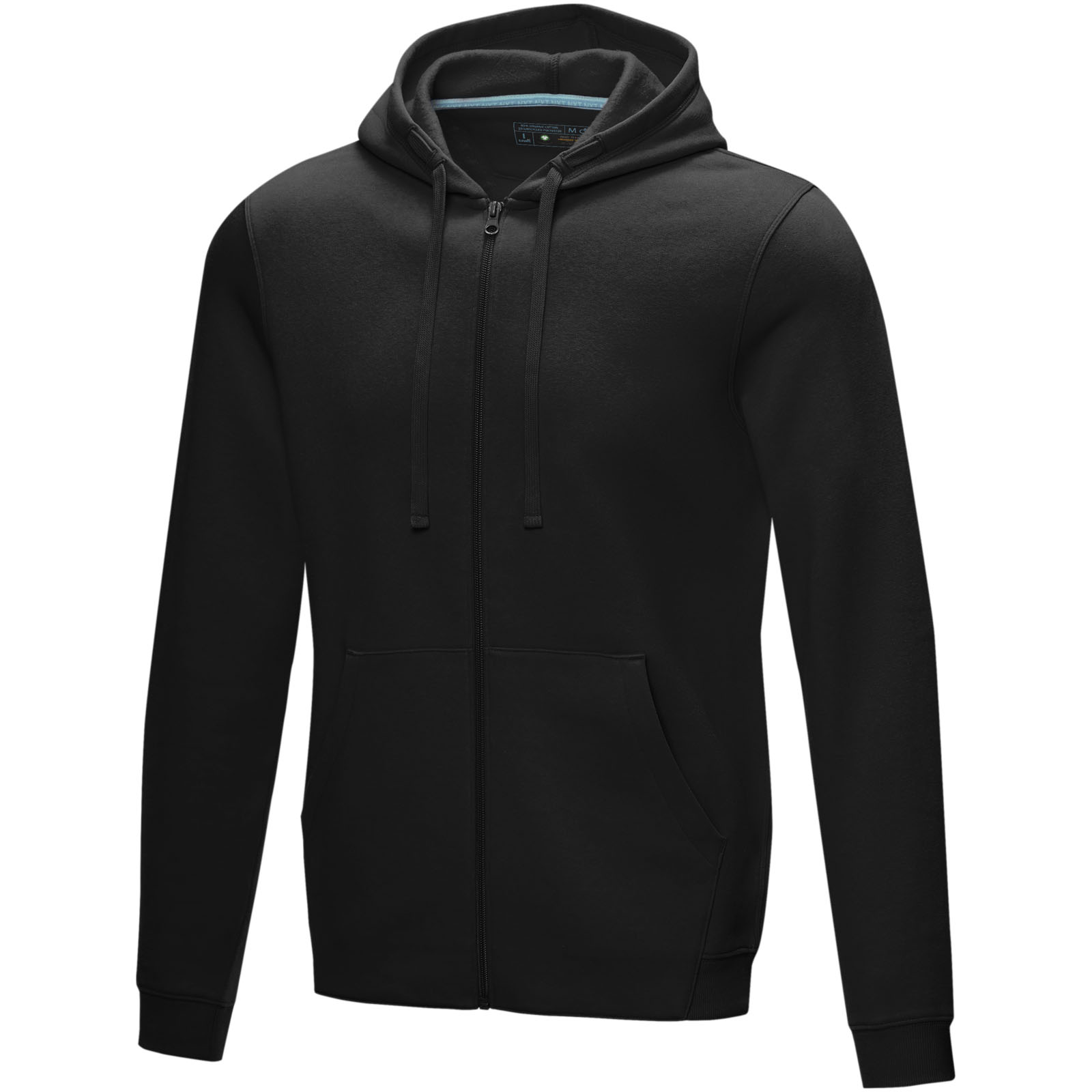 Elevate Sweat full zip à capuche Ruby bio homme