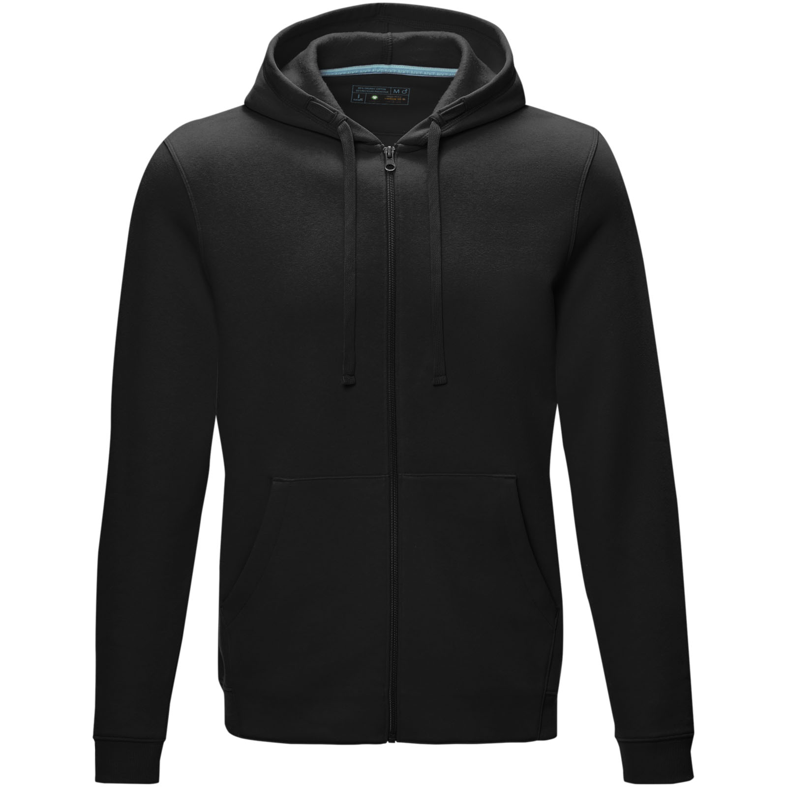 Elevate Sweat full zip à capuche Ruby bio homme