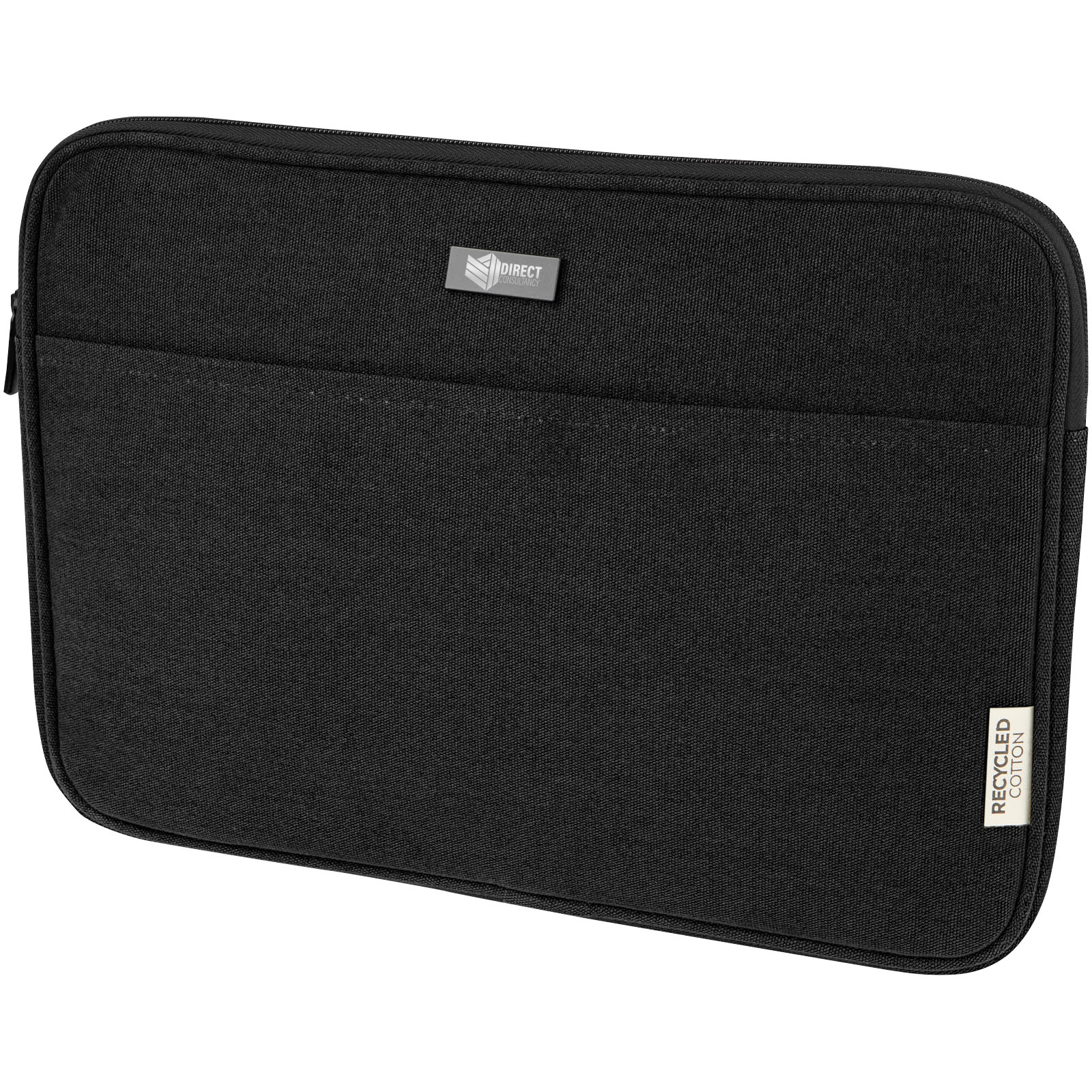 Housse pour ordinateur portable Joey de 2 L en toile recyclée GRS 14 pouces