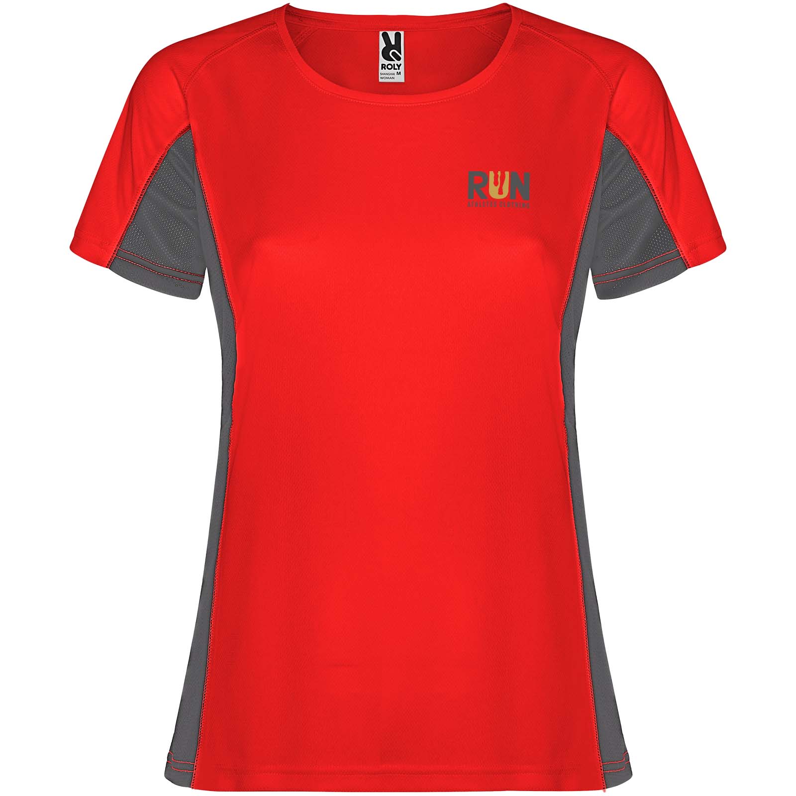 Roly T-shirt de sport de 140 g/m² Shanghai à manches courtes pour femme