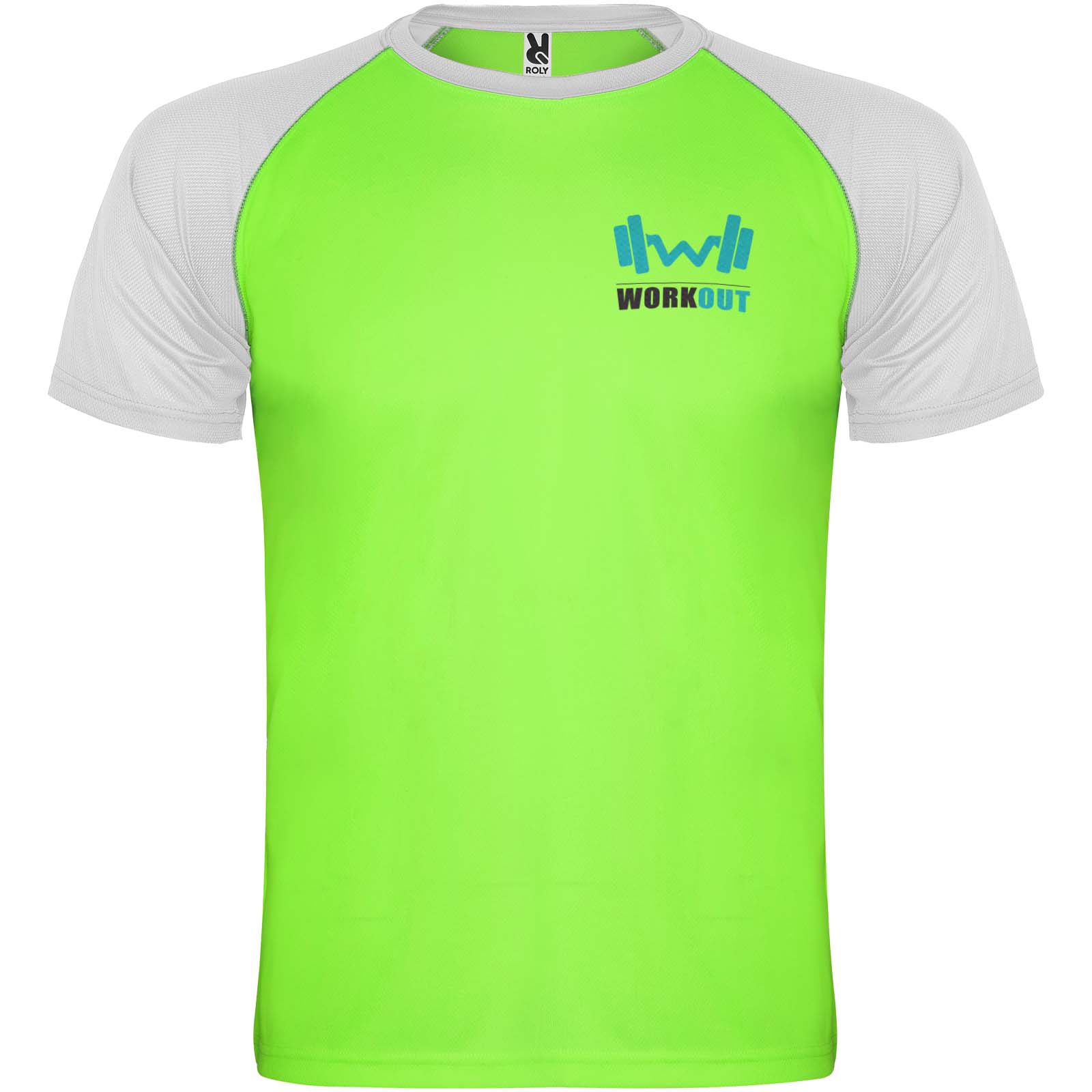 Roly T-shirt de sport de 140 g/m² Indianapolis à manches courtes pour enfant