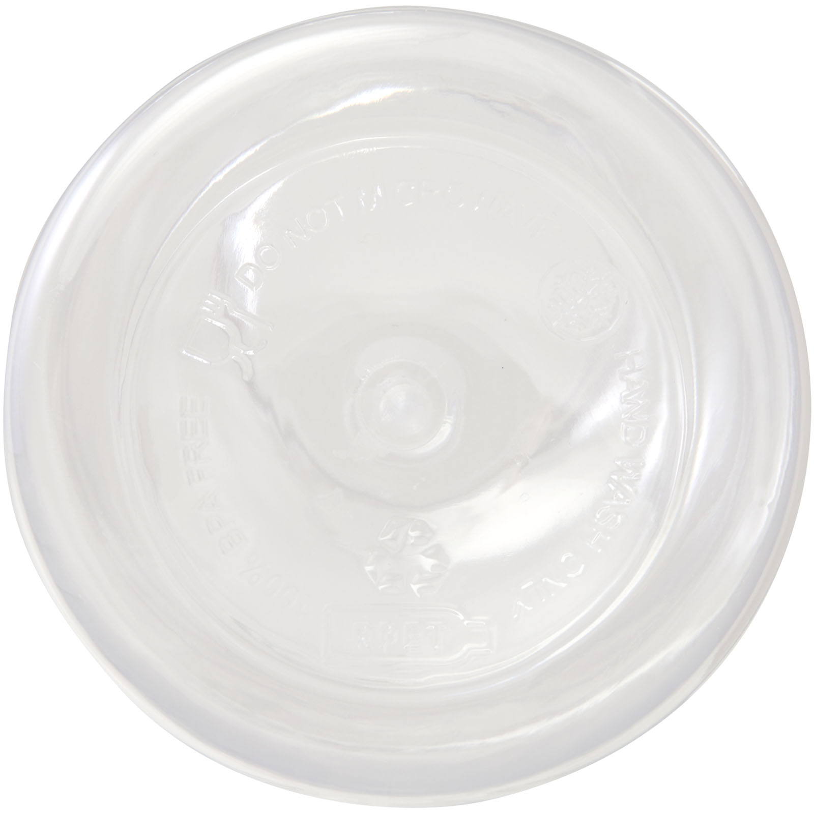 Bouteille d'eau Oregon de 400 ml en plastique recyclé avec mousqueton