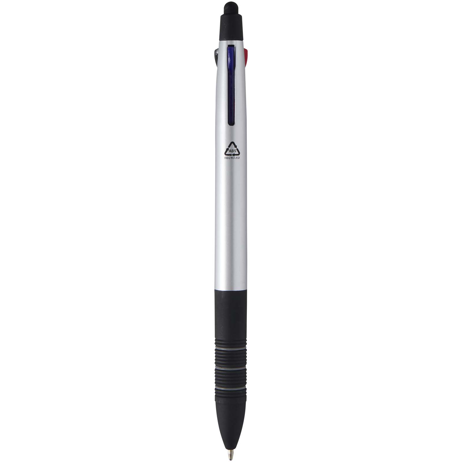 Stylo bille Trine recyclé RCS 3 encres avec stylet