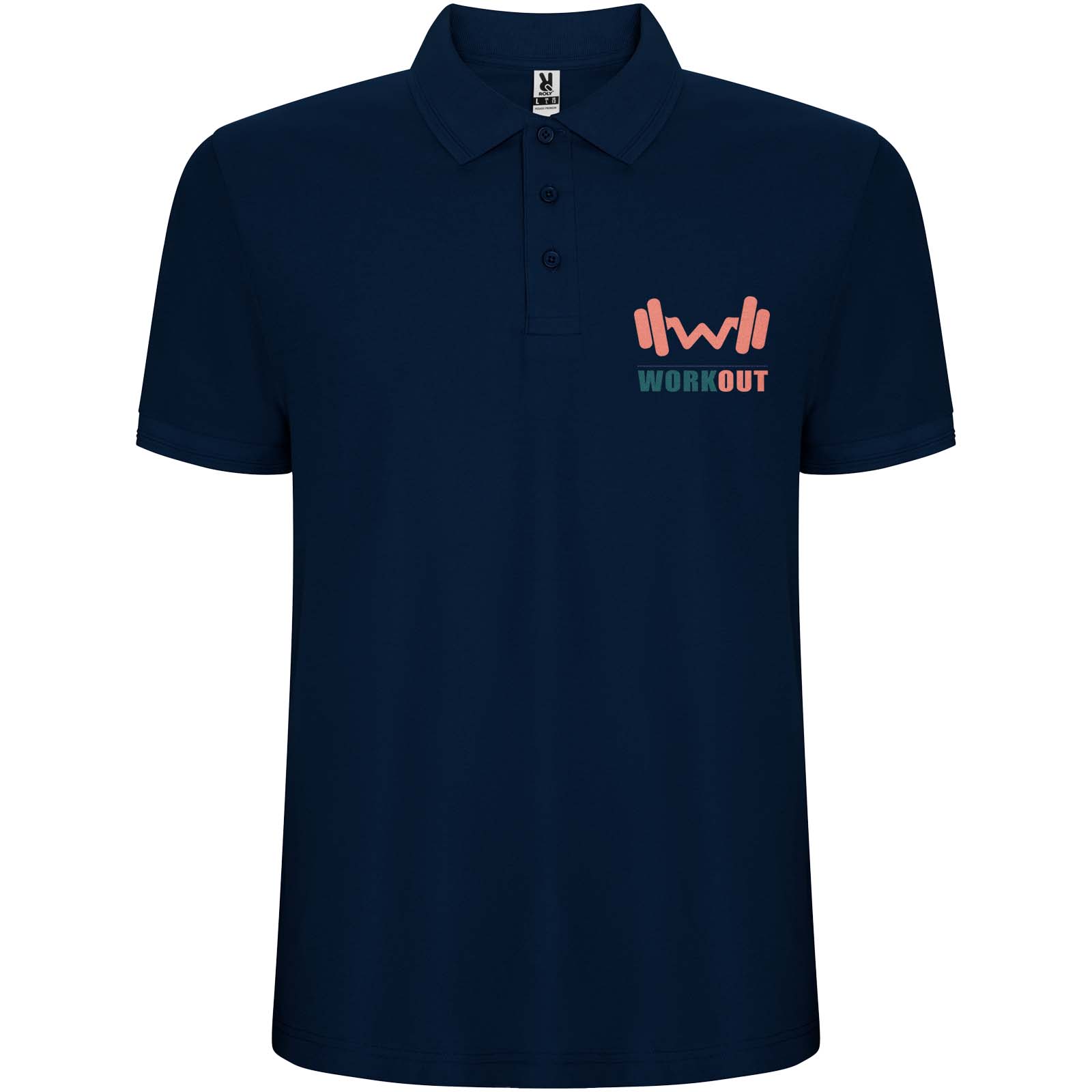 Roly Polo de 220 g/m² Pegaso Premium à manches courtes pour homme