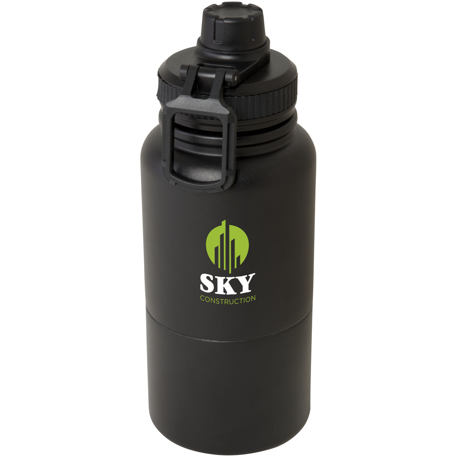 Bouteille de sport Dupeca de 840 ml avec isolation en acier inoxydable certifiée RCS