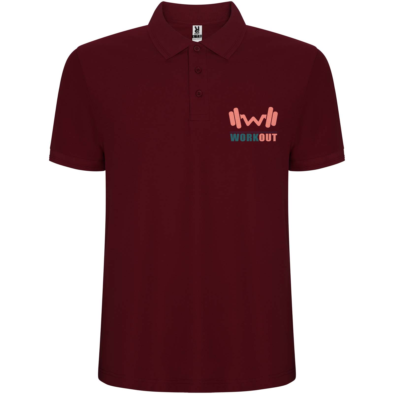Roly Polo de 220 g/m² Pegaso Premium à manches courtes pour homme