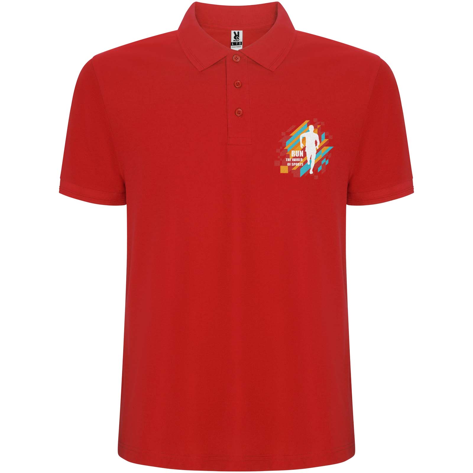 Roly Polo de 220 g/m² Pegaso Premium à manches courtes pour homme
