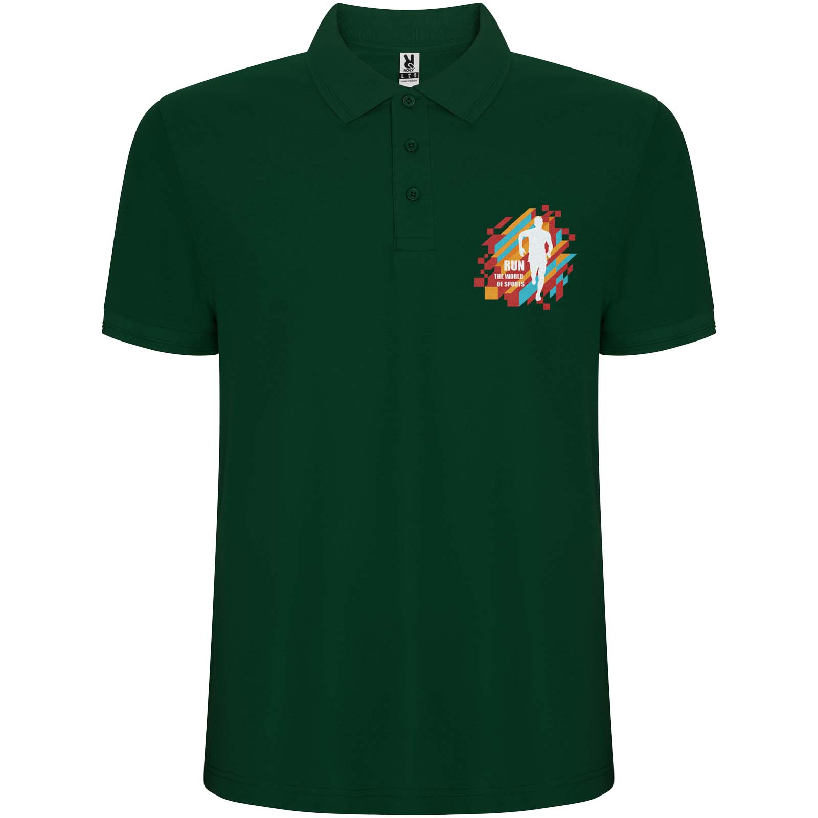 Roly Polo de 220 g/m² Pegaso Premium à manches courtes pour homme