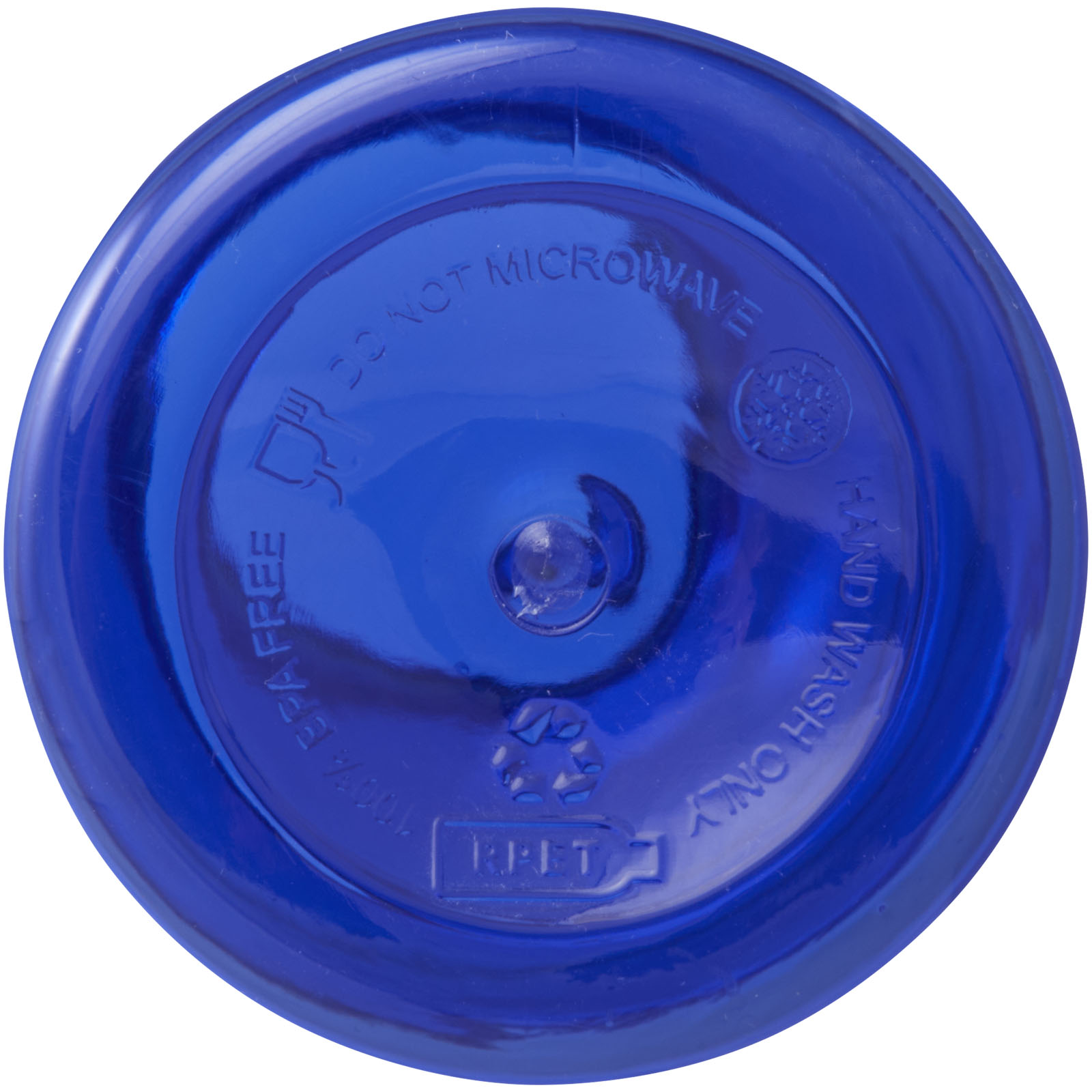 Bouteille d'eau Oregon de 400 ml en plastique recyclé avec mousqueton