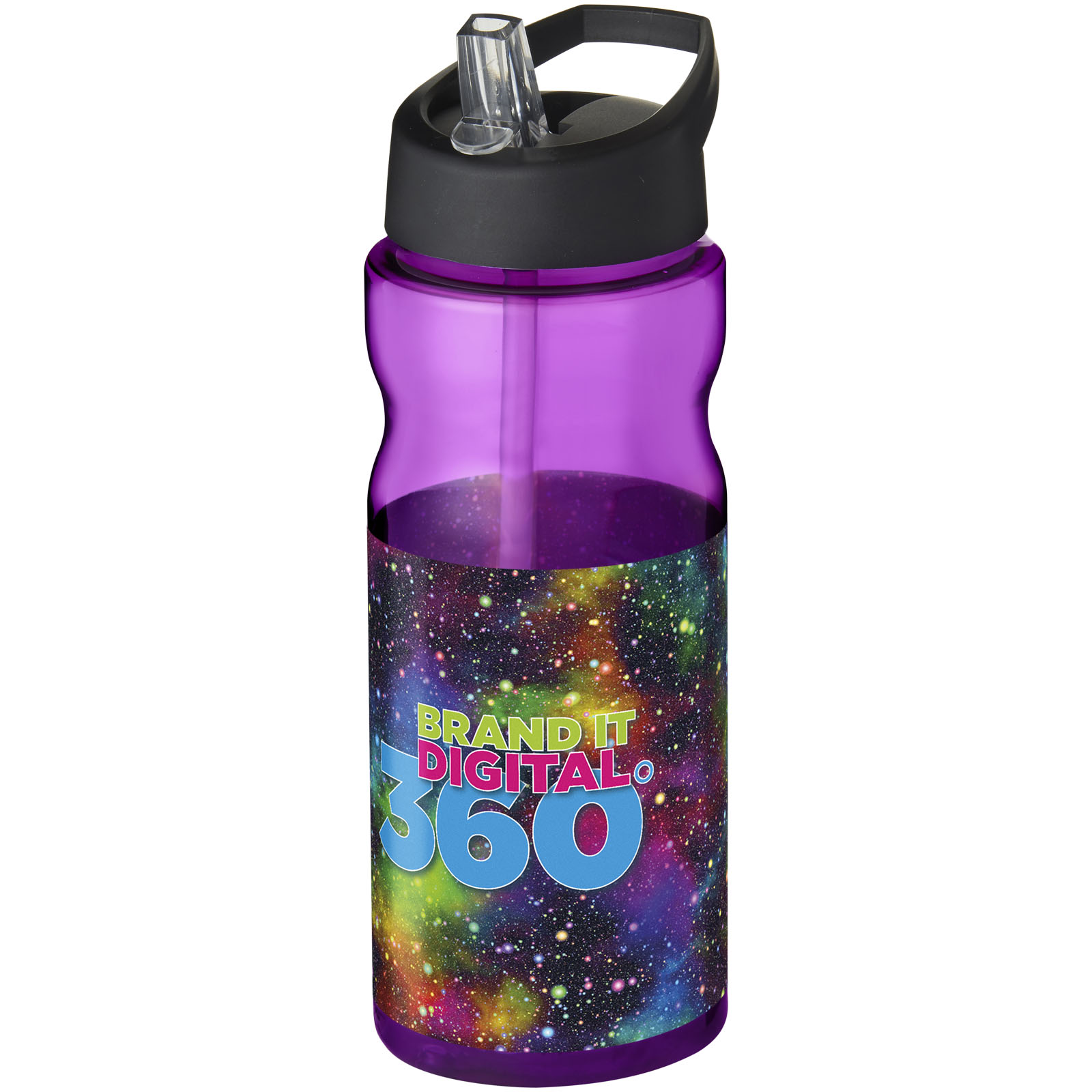 Bouteille de sport H2O Active® Base 650ml avec couvercle à goulot