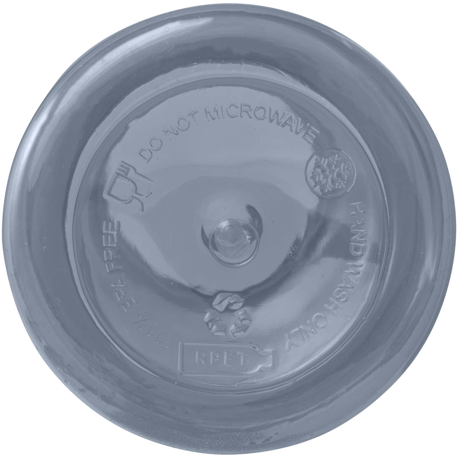 Bouteille d'eau Oregon de 400 ml en plastique recyclé avec mousqueton