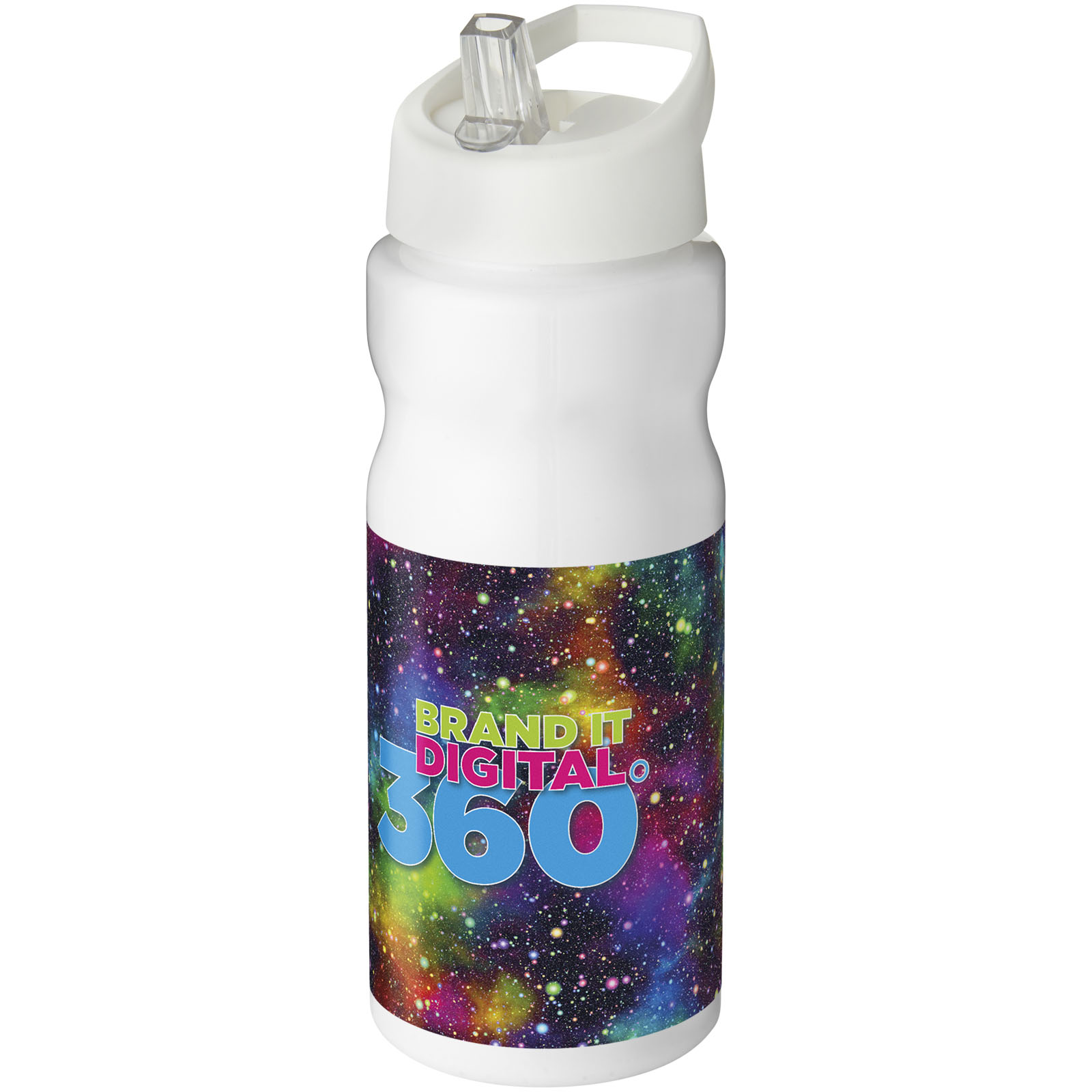 Bouteille de sport H2O Active® Base 650ml avec couvercle à goulot