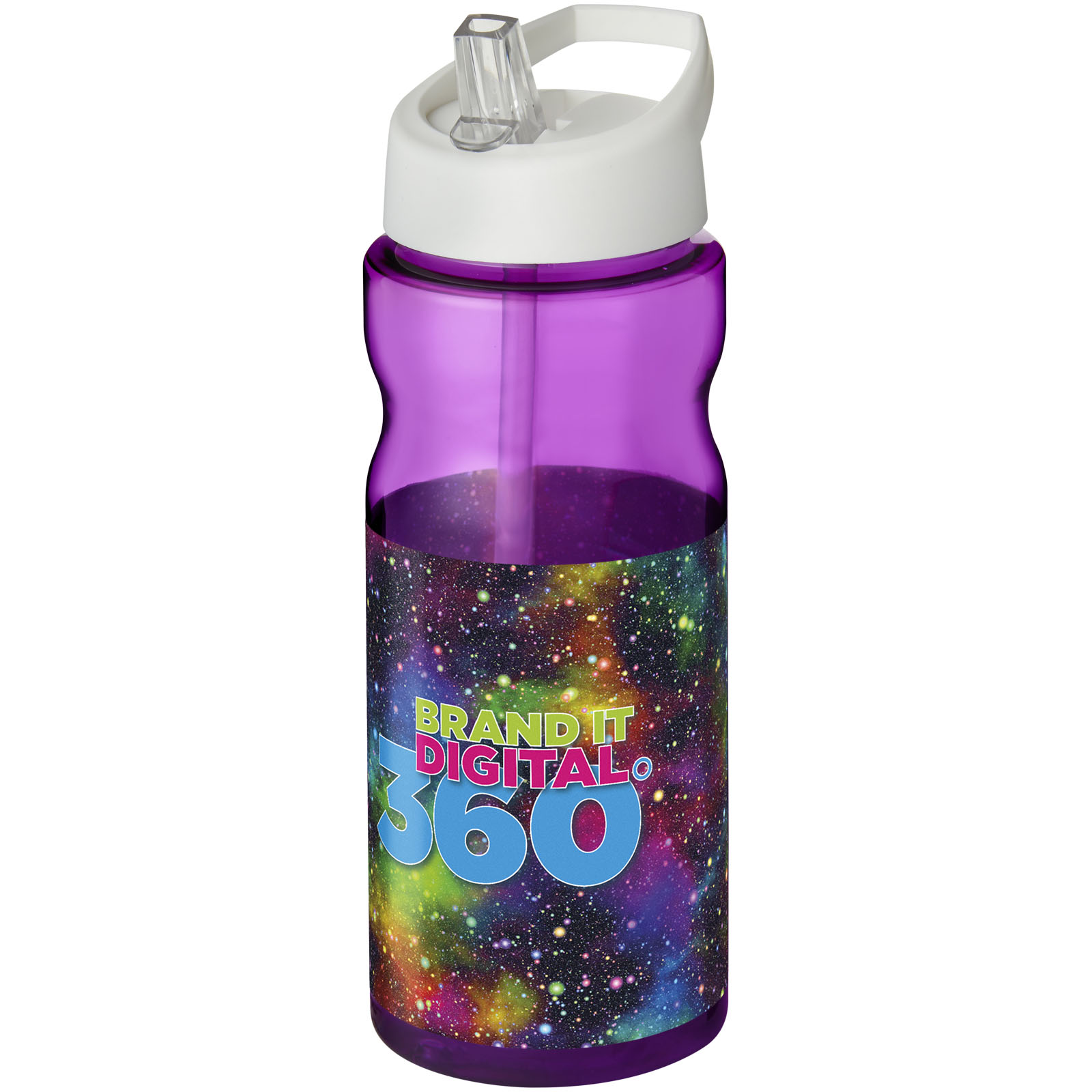 Bouteille de sport H2O Active® Base 650ml avec couvercle à goulot