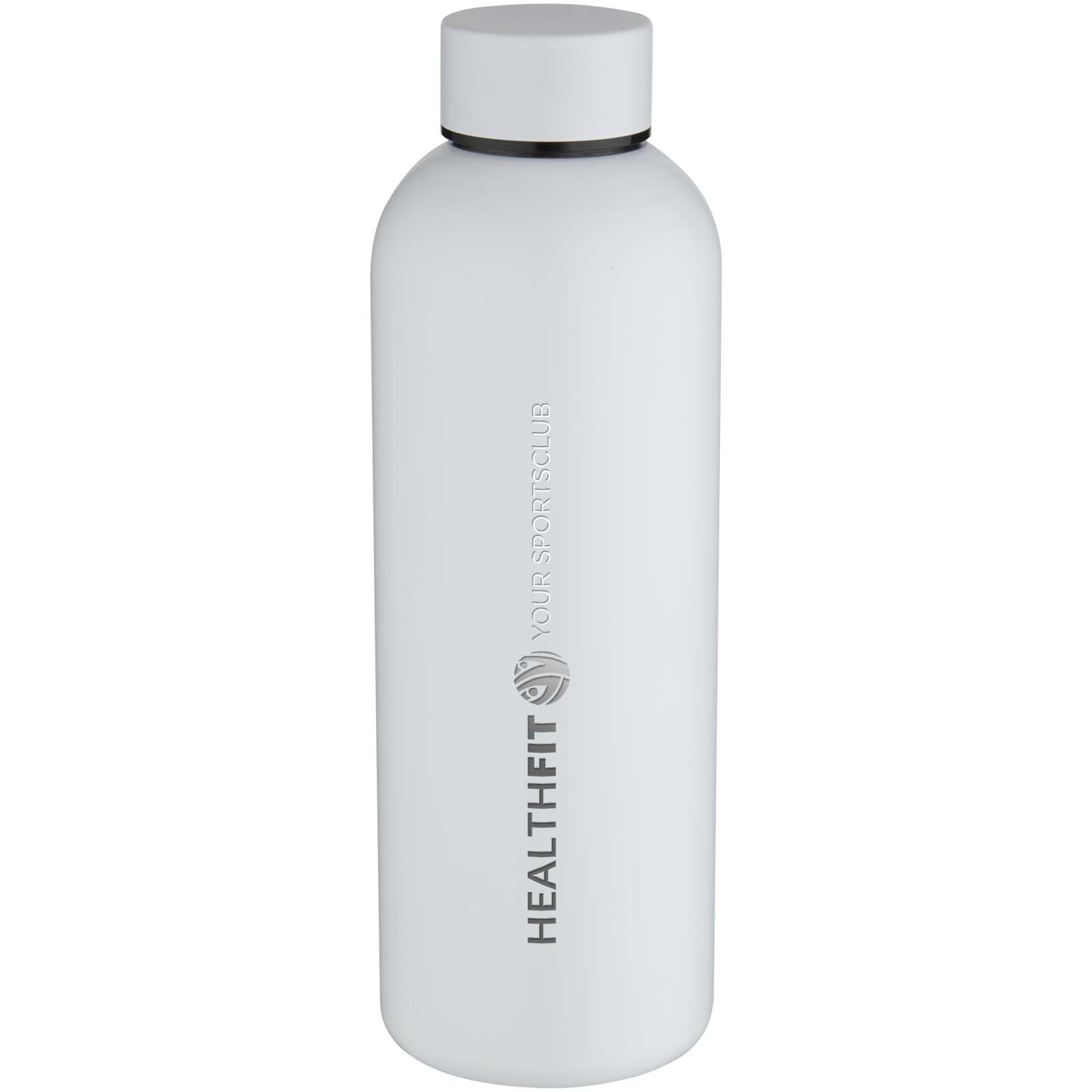 Bouteille d’eau Spring de 750 ml en acier inoxydable recyclé certifié RCS à simple paroi