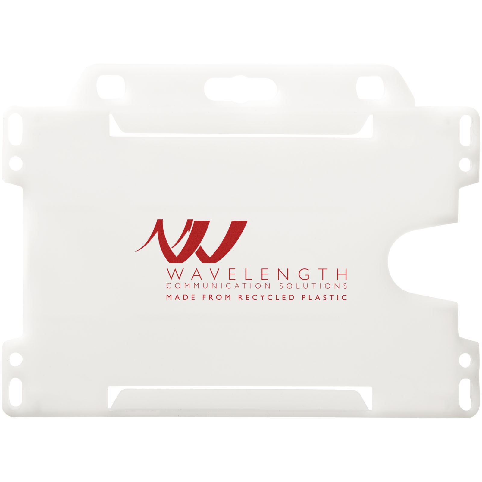 Porte-cartes Vega en plastique recyclé