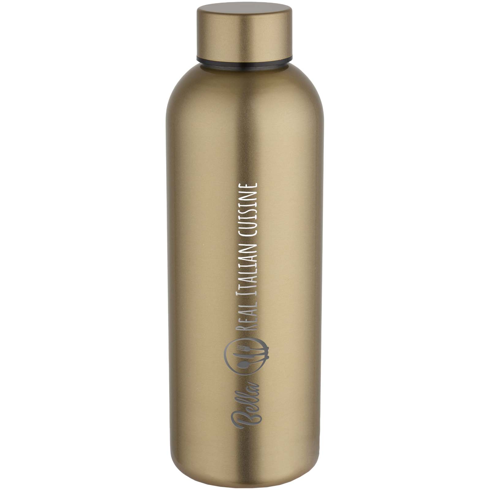 Bouteille d’eau Spring de 750 ml en acier inoxydable recyclé certifié RCS à simple paroi