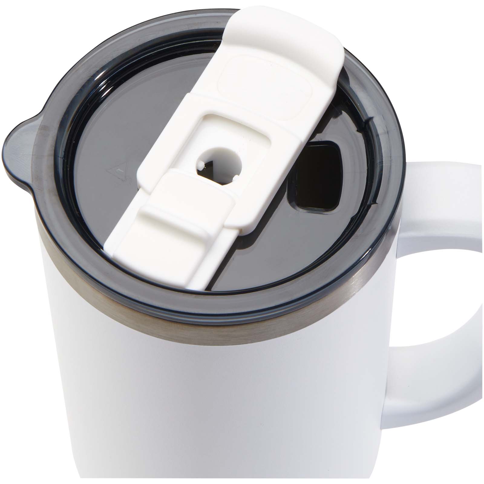 Mug Sydney 1200 ml double paroi certifié RCS avec isolation par le vide et couche de cuivre avec paille